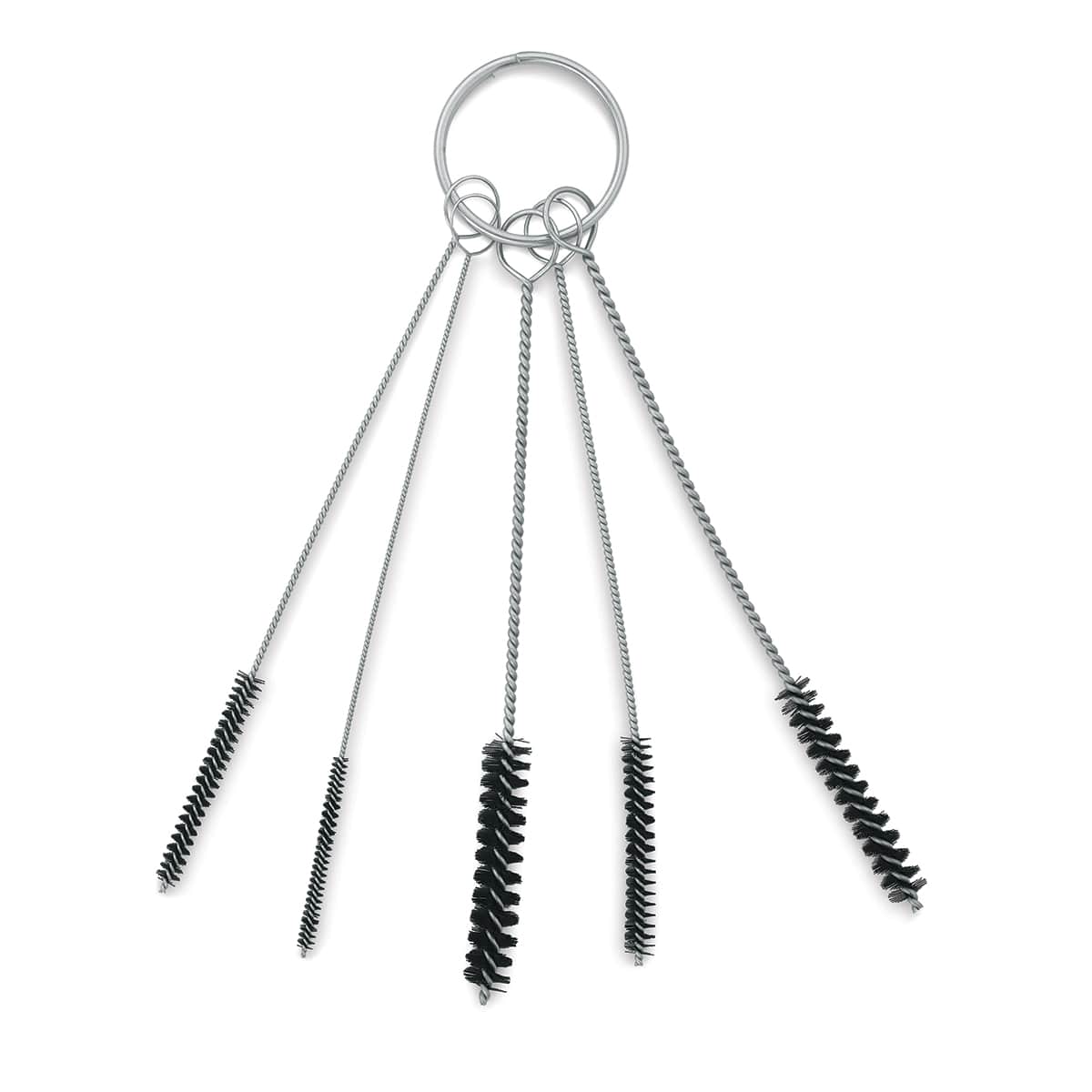 Sparmax Airbrush Cleaning Kit - Five brushes on ring shown
