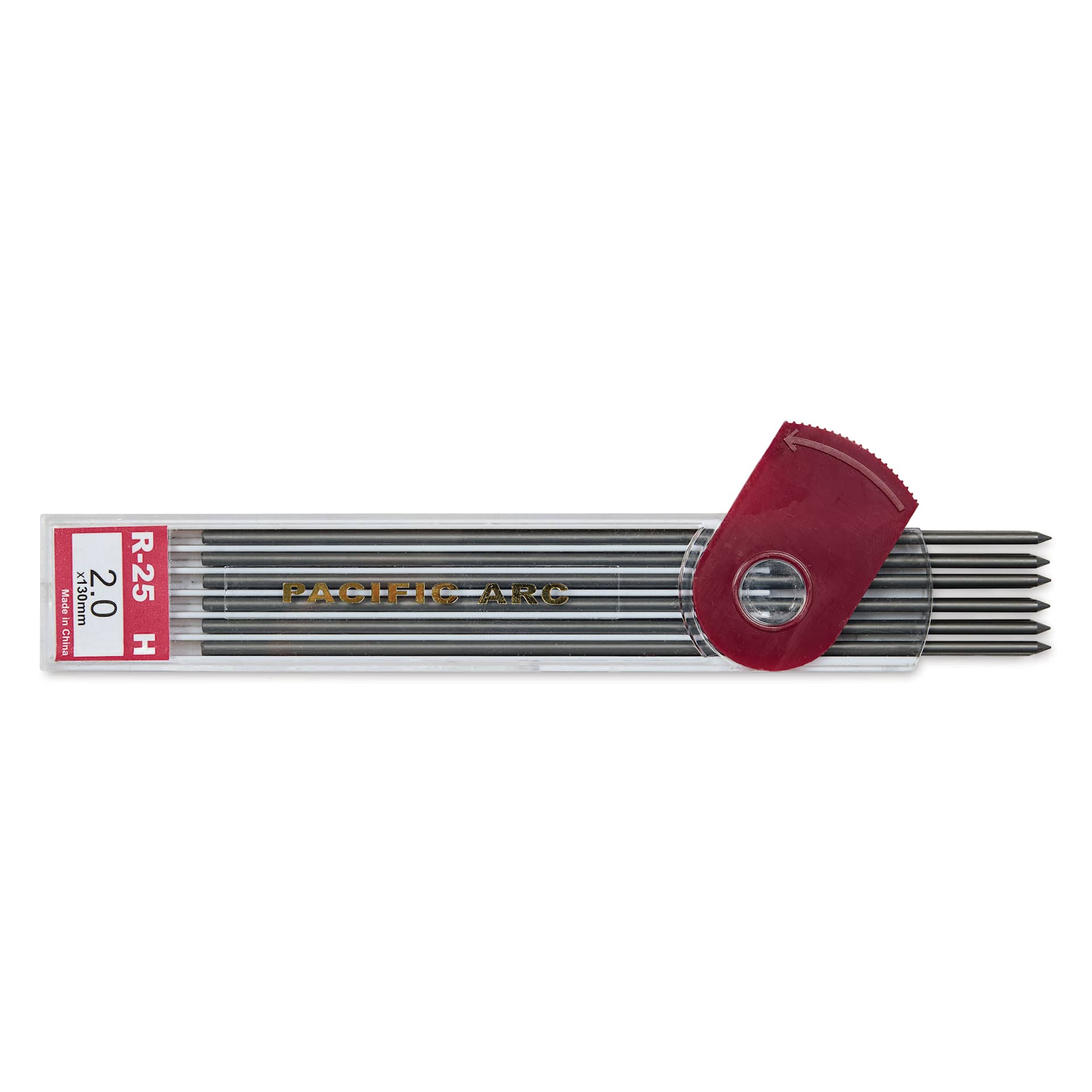 Pacific Arc Lead Refills - H, Pkg of 12, lead out of packaging