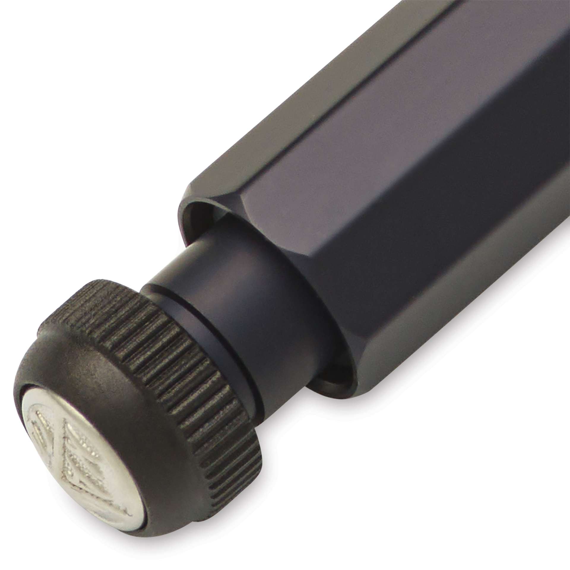 Kaweco Special Mechanical Pencil - Black, 0.9 mm, close-up pof the button