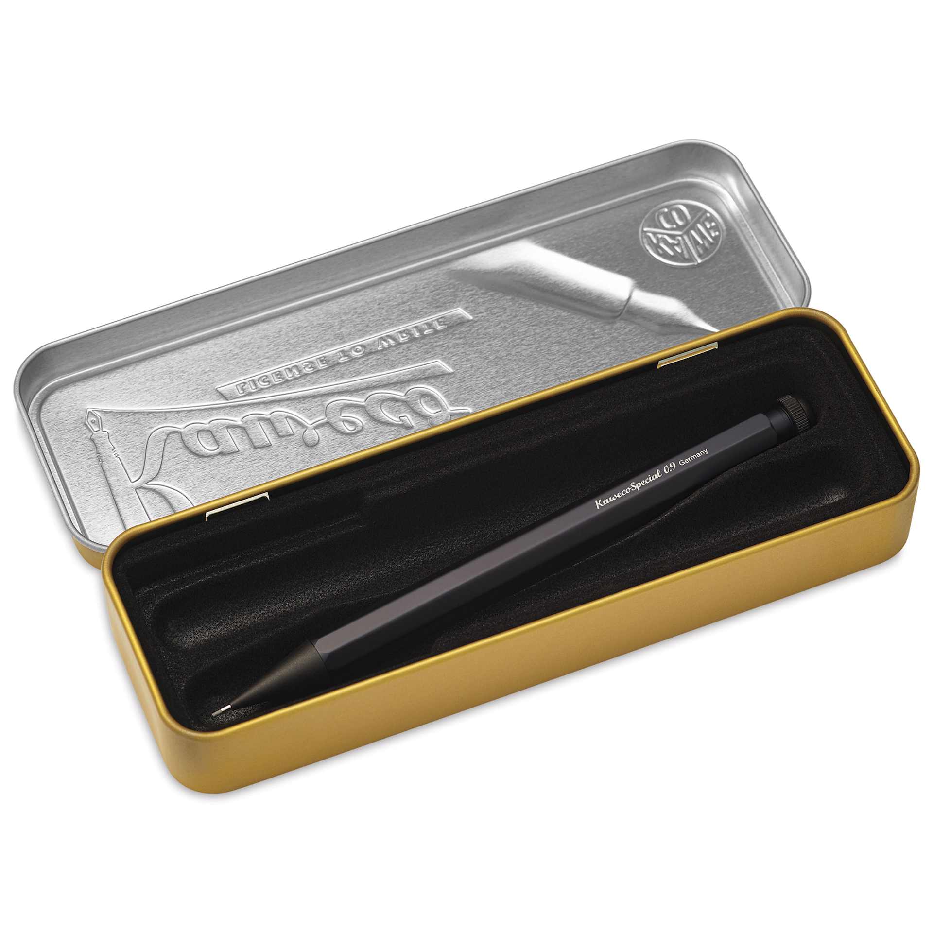 Kaweco Special Mechanical Pencil - Black, 0.9 mm, inside of the packaging