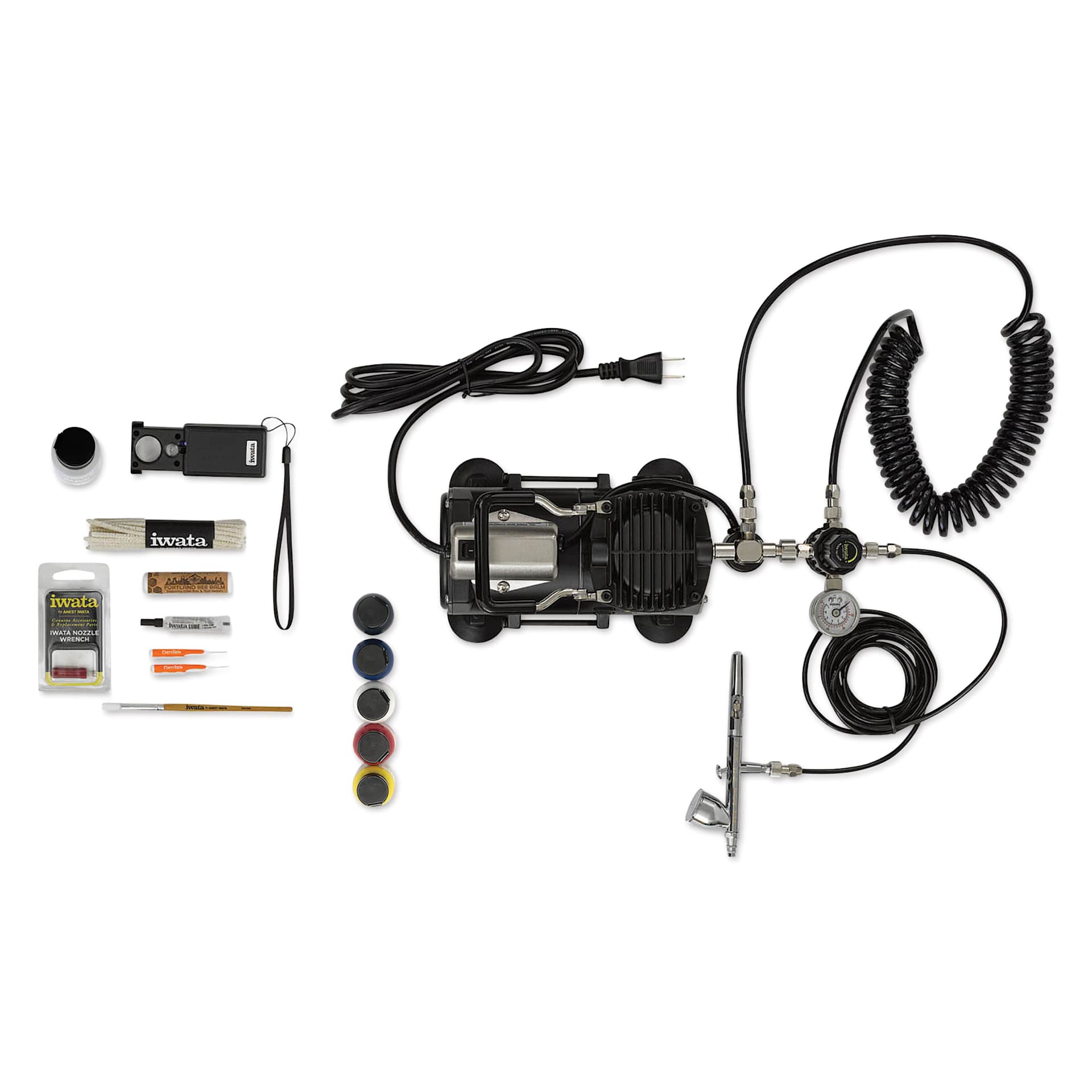 Blick Complete Airbrush System by Iwata, set contents