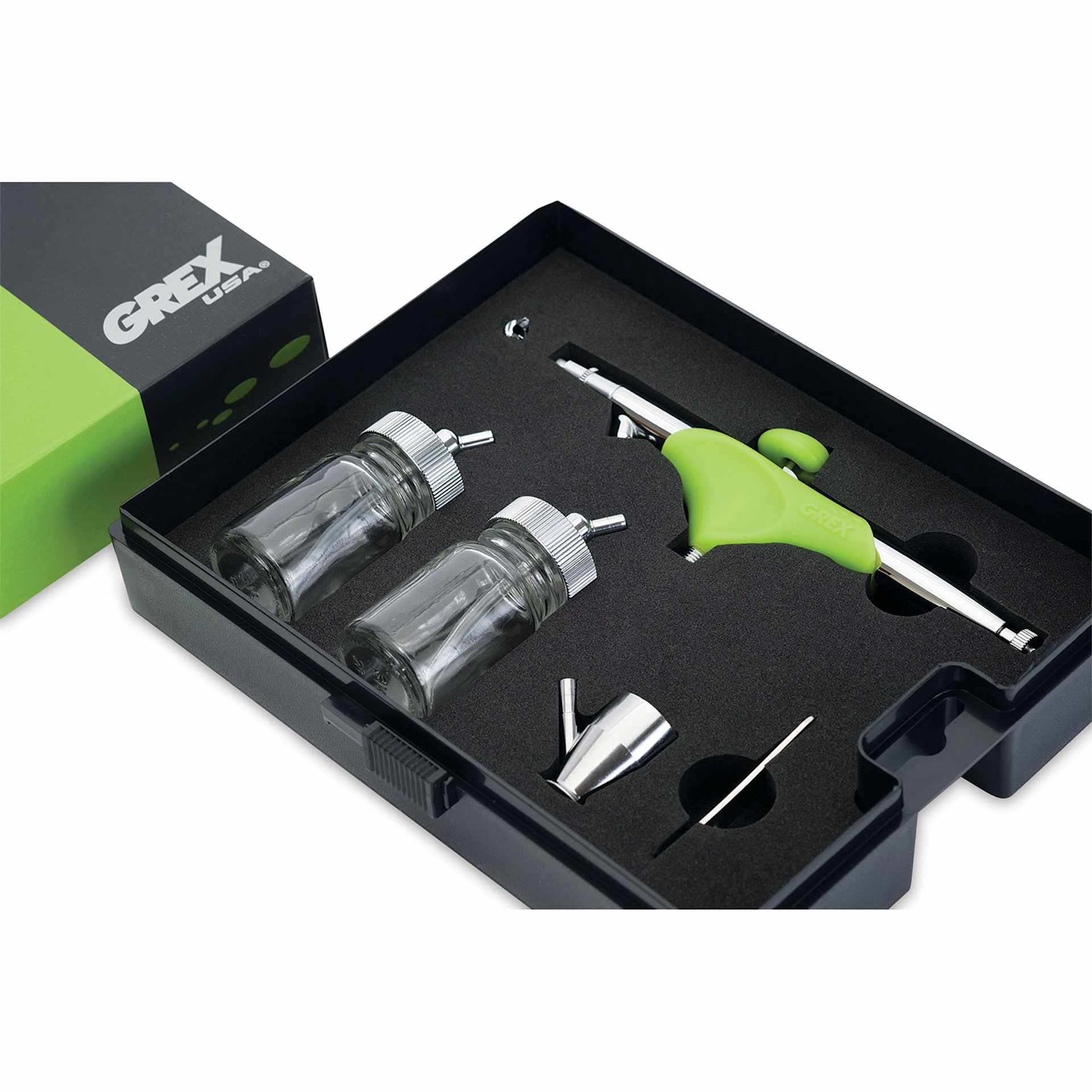 Grex Genesis Ergonomic Airbrush- 0.5 mm Tip, Bottom Feed (In package)