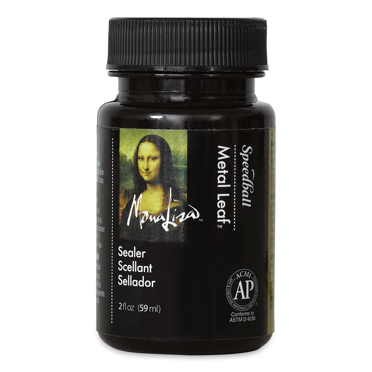Mona Lisa Metal Leaf Sealer - Front view of bottle Mona Lisa Metal Leaf Sealer - Front view of bottle