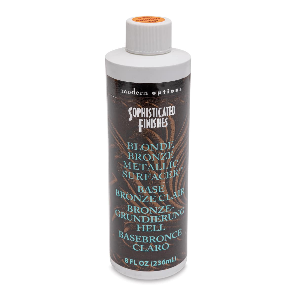 Metallic Surfacer Solution - 8 oz, Blonde Bronze - front