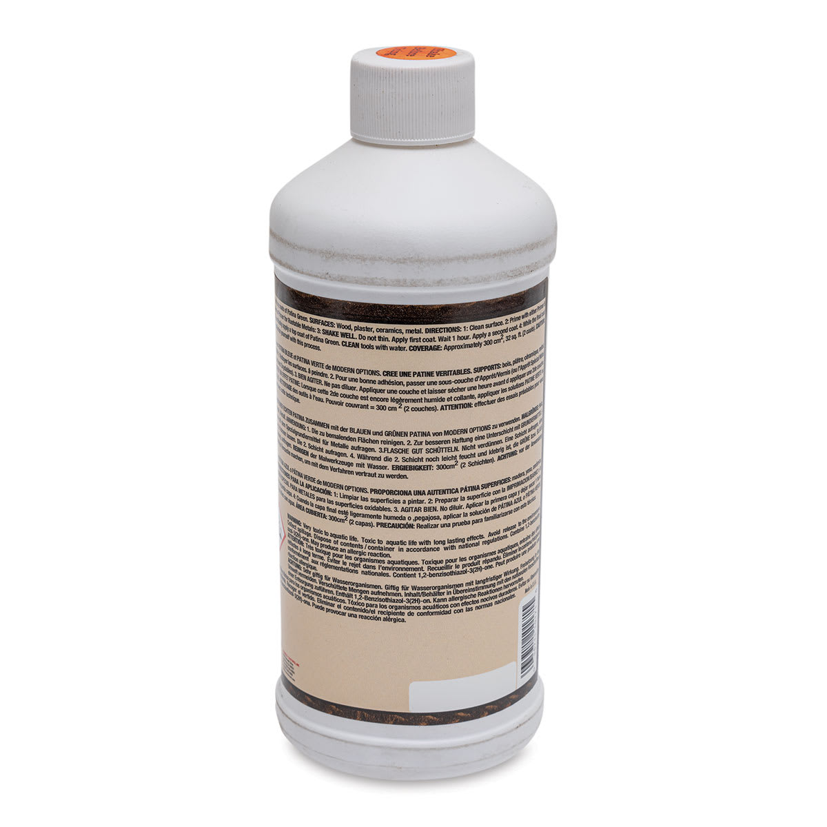 Metallic Surfacer Solution - 16 oz, Blonde Bronze - back