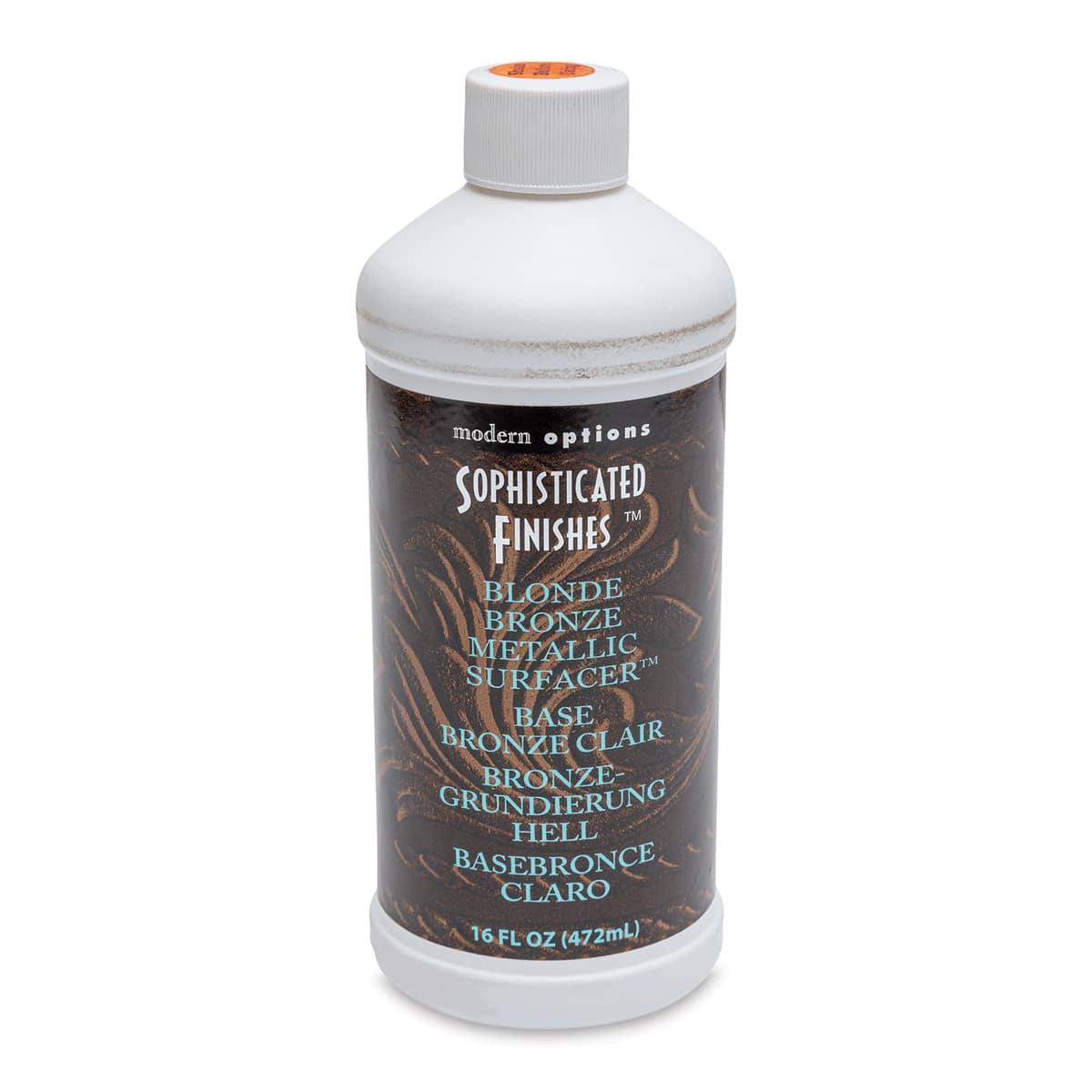 Metallic Surfacer Solution - 16 oz, Blonde Bronze - front