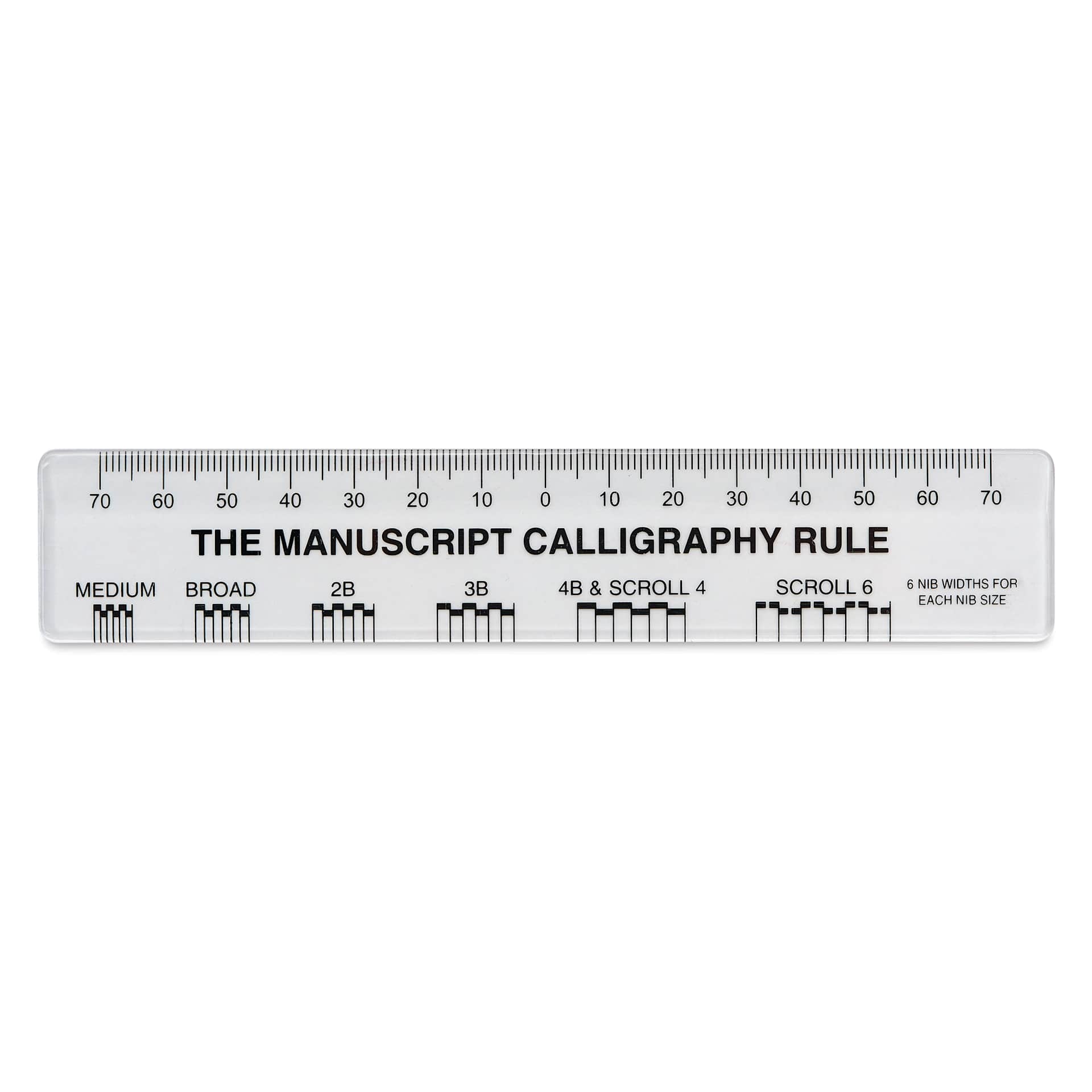 Manuscript Calligraphy Rule - 6"