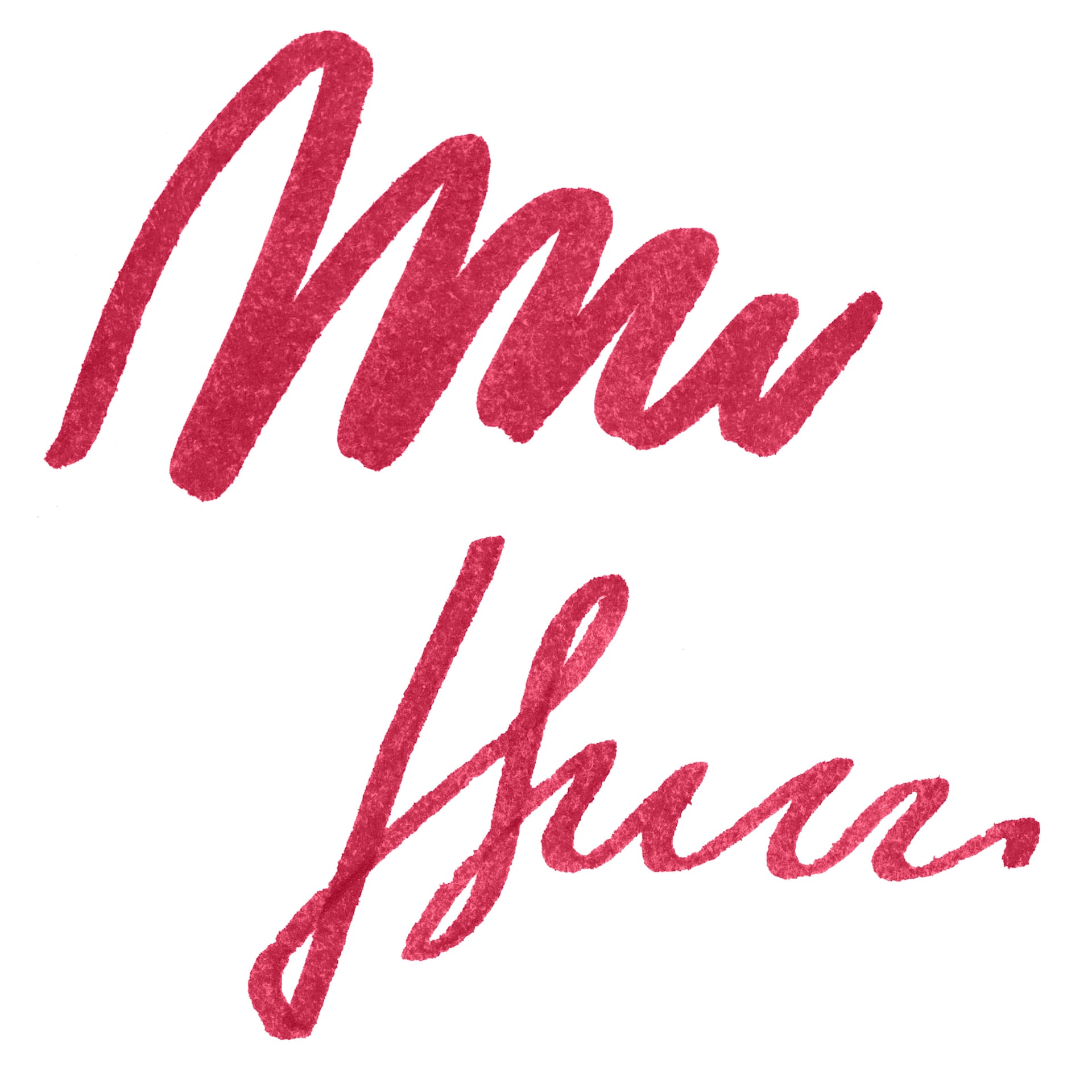 Manuscript Fountain Pen Ink - Red swatch