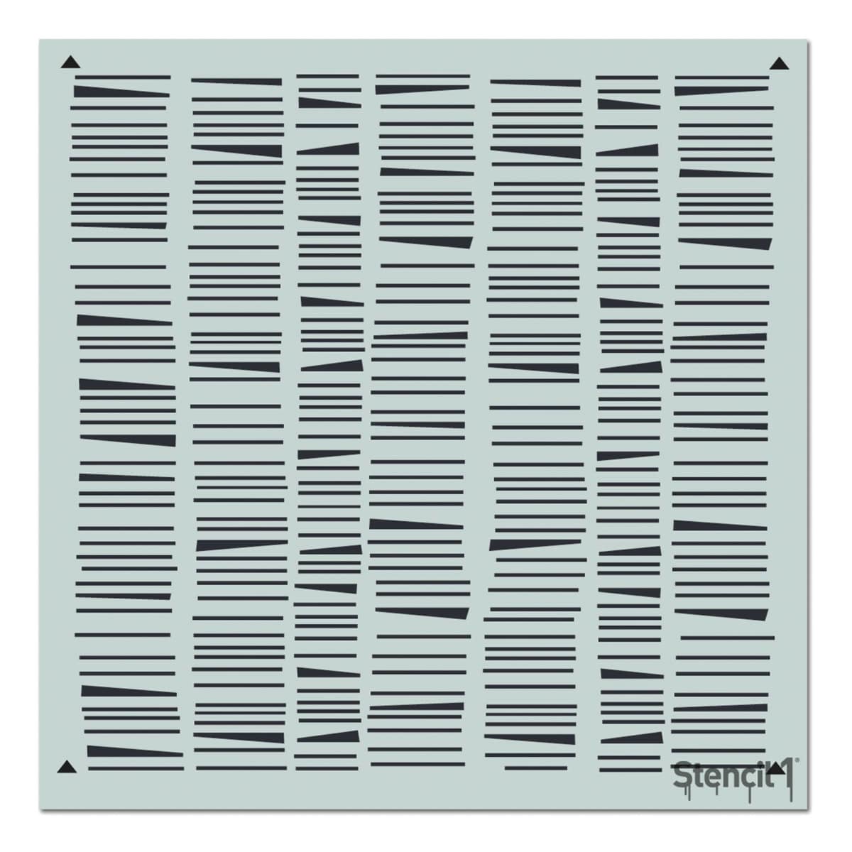 Stencil1 Stencil - Thatch, Repeat Pattern, 11" x 11"