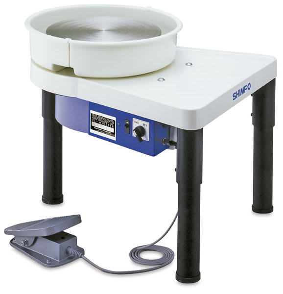 Nidec Shimpo VL-Whisper Potter's Wheel- Adjustable Legs Extended Nidec Shimpo VL-Whisper Potter's Wheel- Adjustable Legs Extended