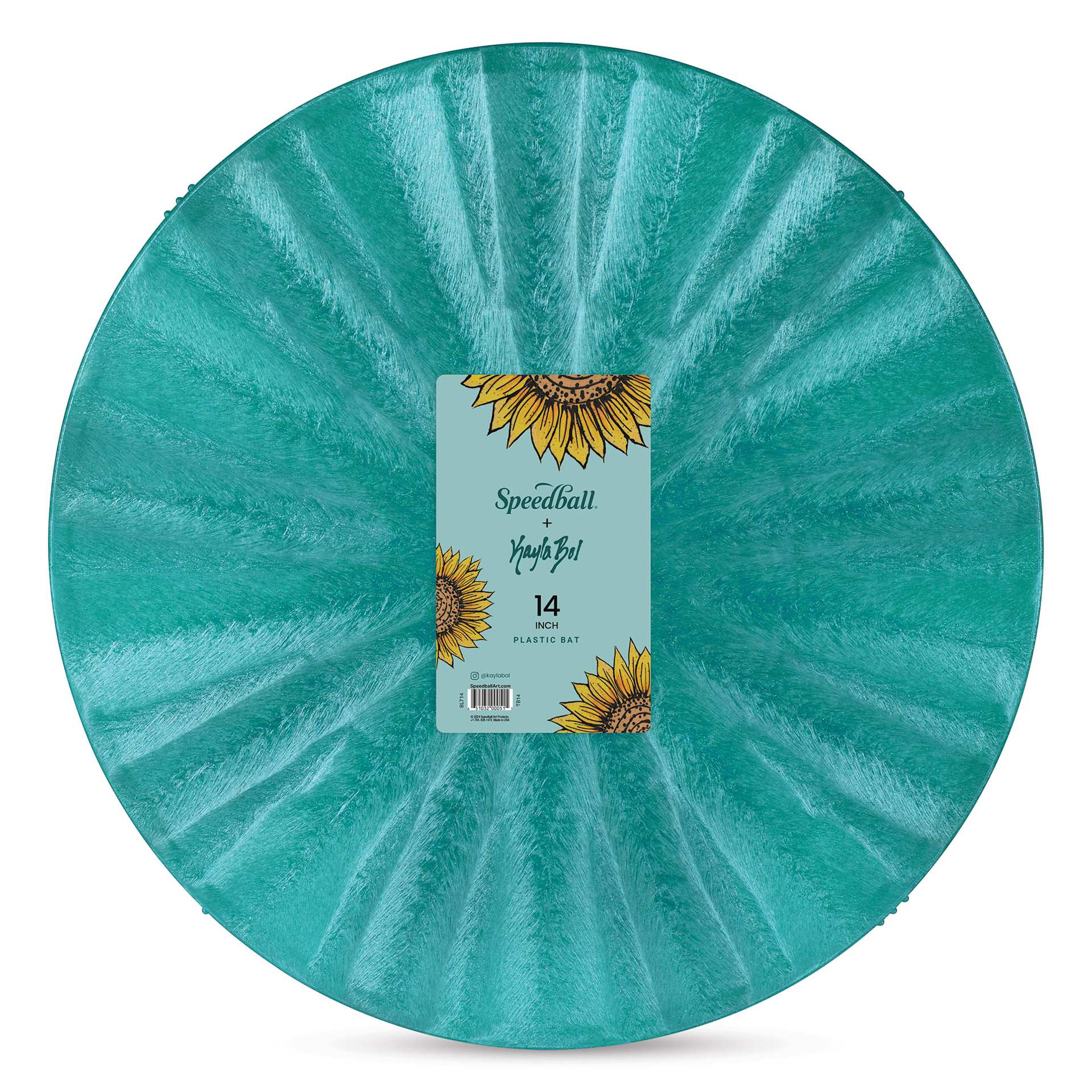 Speedball Bats - Round, 14", Teal