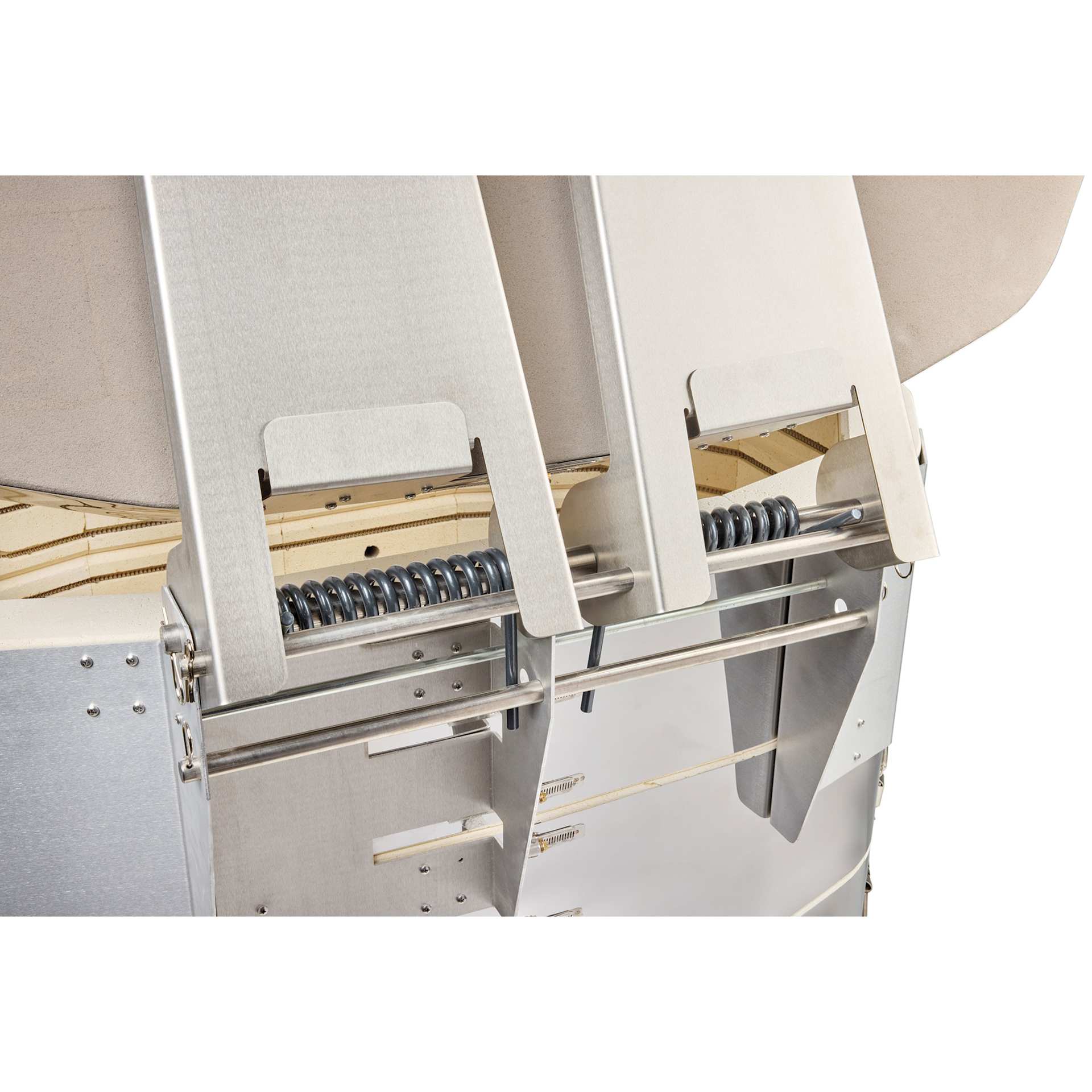Skutt KMT Series Kilnmaster Touchscreen Kiln - KMT-1427-3PK, Cone 10, 208V-3P, 61A - back of lid