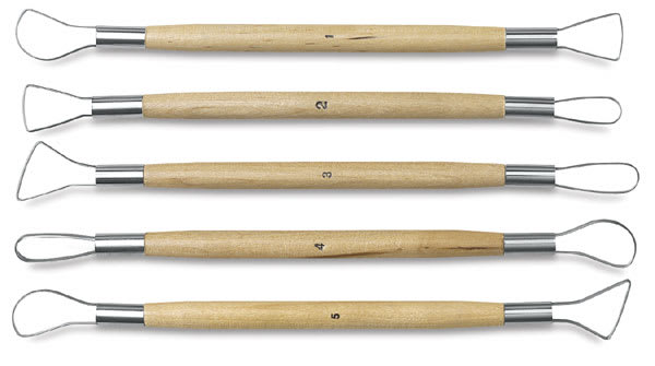 Ribbon and Flat Wire Tool Sets - Components of Set of 5 shown horizontally