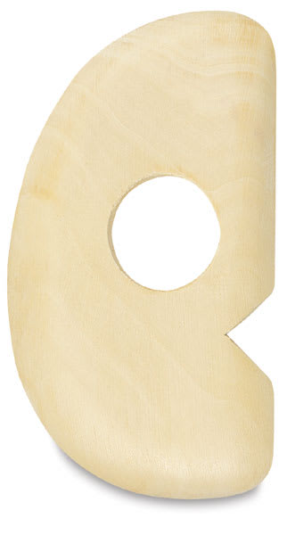Potter's Ribs  - #8 Quarter Oval tool upright