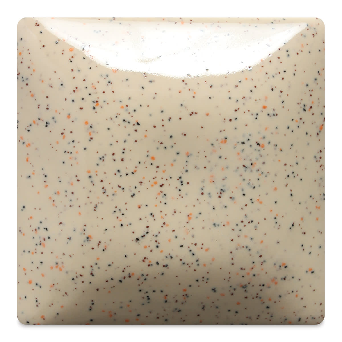 Mayco Speckled Stroke & Coat Glaze - Speckled Vanilla Dip, fired at cone 06 oxidation Mayco Speckled Stroke & Coat Glaze - Speckled Vanilla Dip, fired at cone 06 oxidation