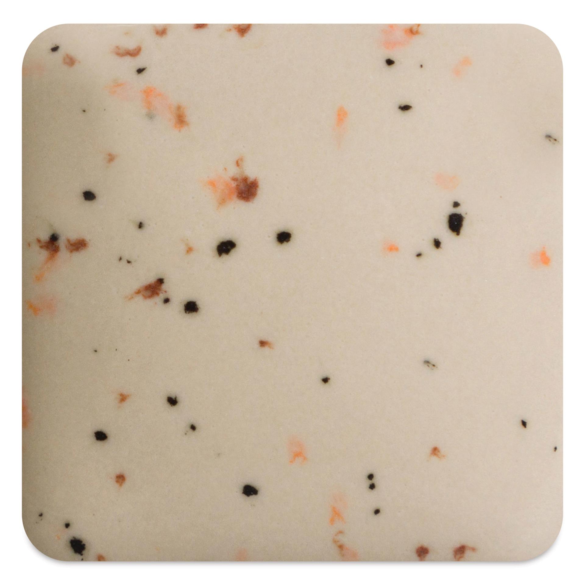 Mayco Speckled Stroke & Coat Glaze - Speckled Vanilla Dip, fired at cone 6 oxidation Mayco Speckled Stroke & Coat Glaze - Speckled Vanilla Dip, fired at cone 6 oxidation