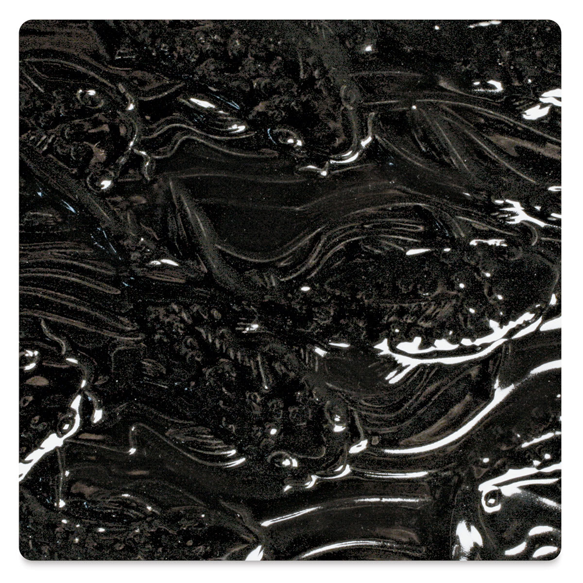 Amaco Liquid Gloss Glaze -True Black, Opaque Amaco Liquid Gloss Glaze -True Black, Opaque