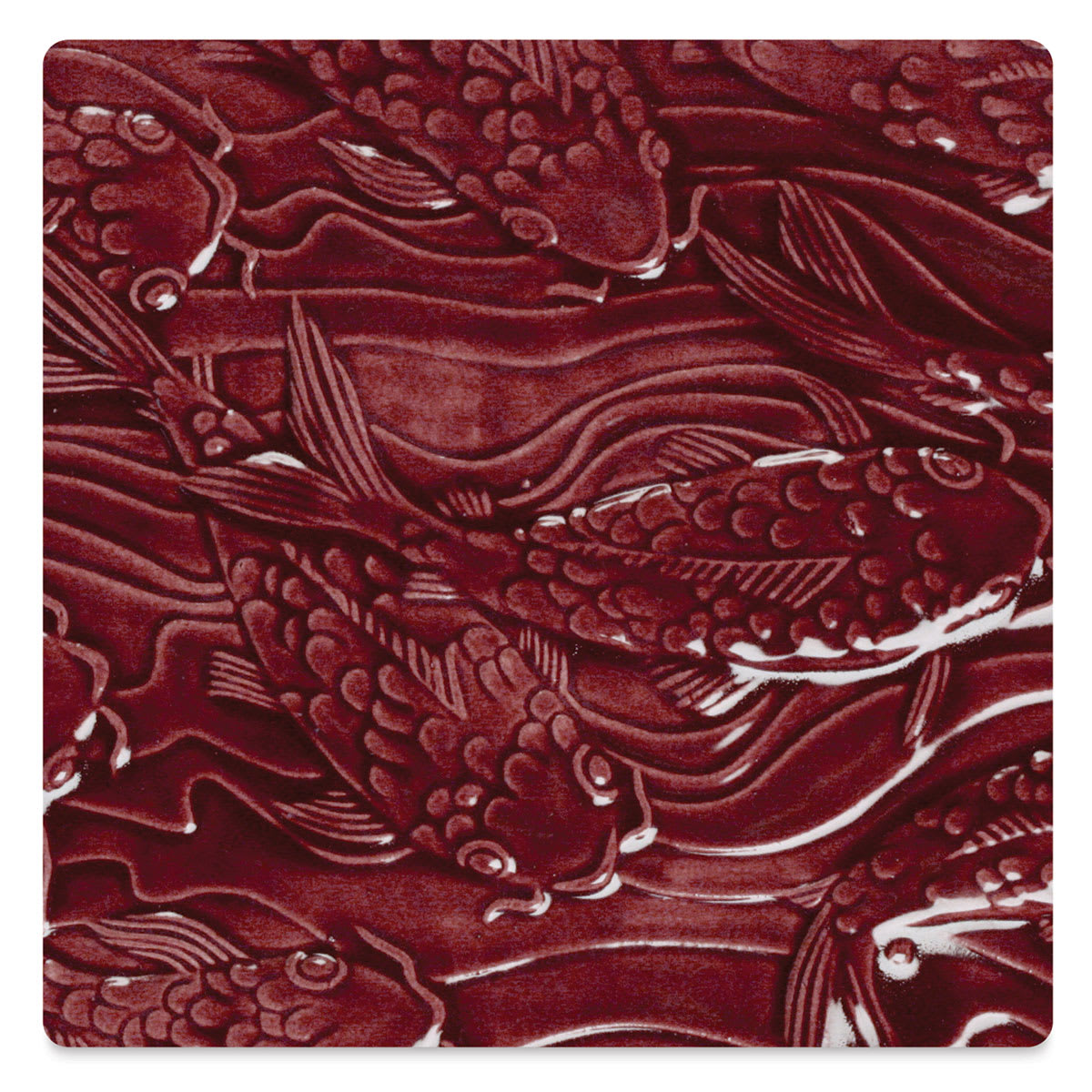 Amaco Liquid Gloss Glaze - Pint, Maroon, Translucent Amaco Liquid Gloss Glaze - Pint, Maroon, Translucent