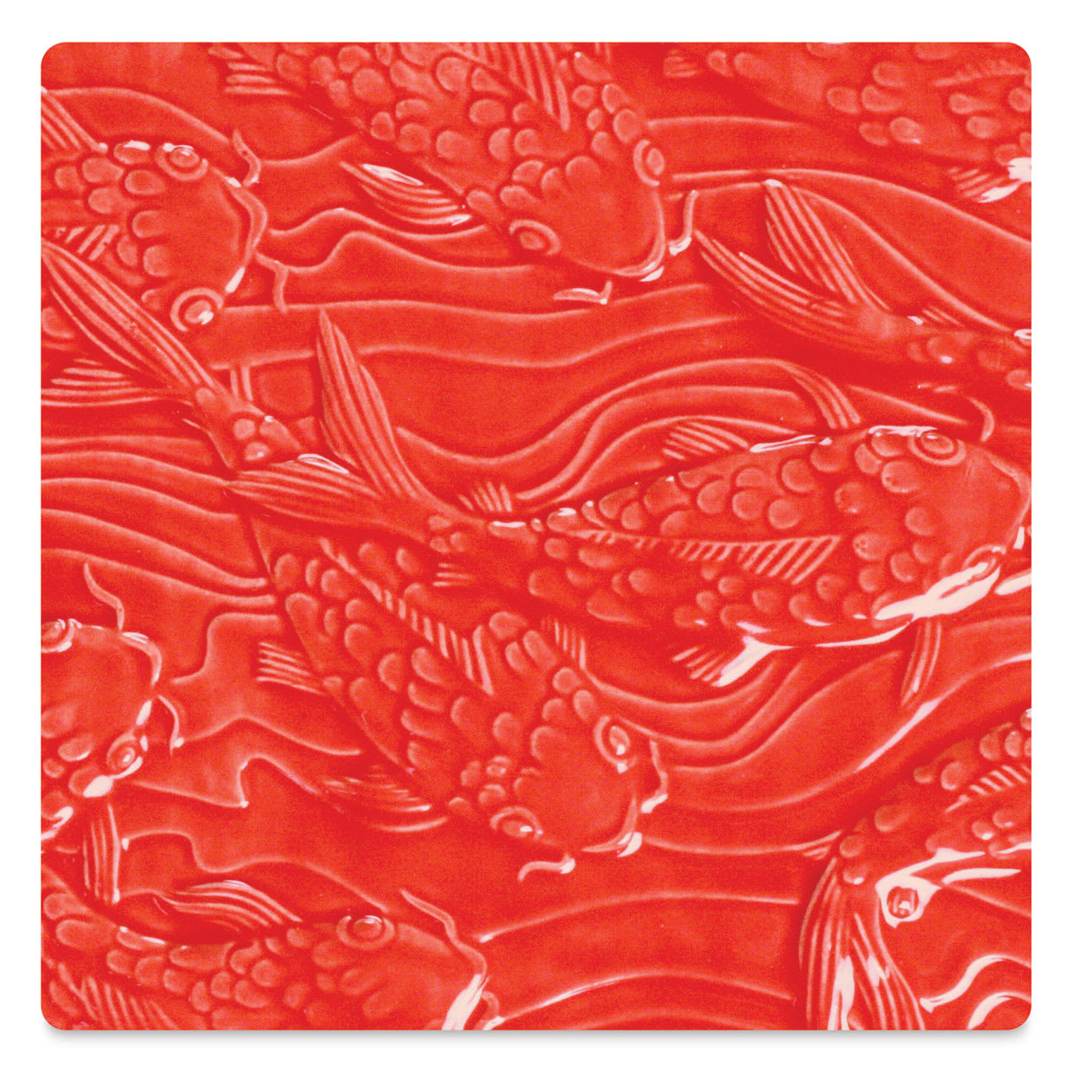 Amaco Liquid Gloss Glaze - Pint, Hot Red, Translucent Amaco Liquid Gloss Glaze - Pint, Hot Red, Translucent