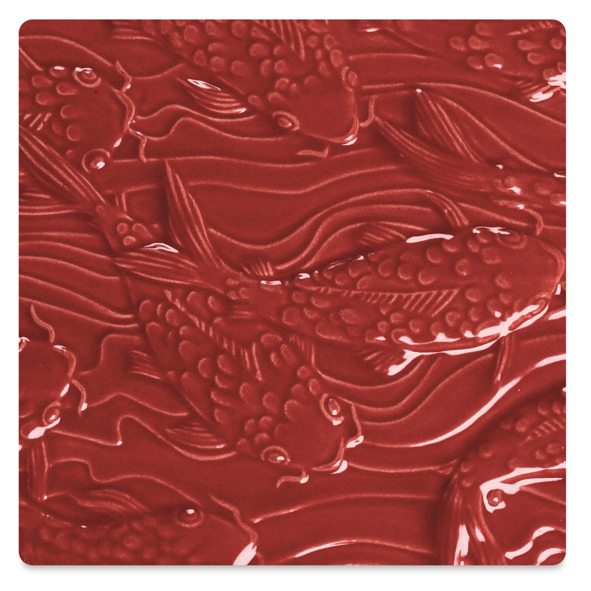 Amaco Liquid Gloss Glaze - Pint, Intense Red, Translucent Amaco Liquid Gloss Glaze - Pint, Intense Red, Translucent