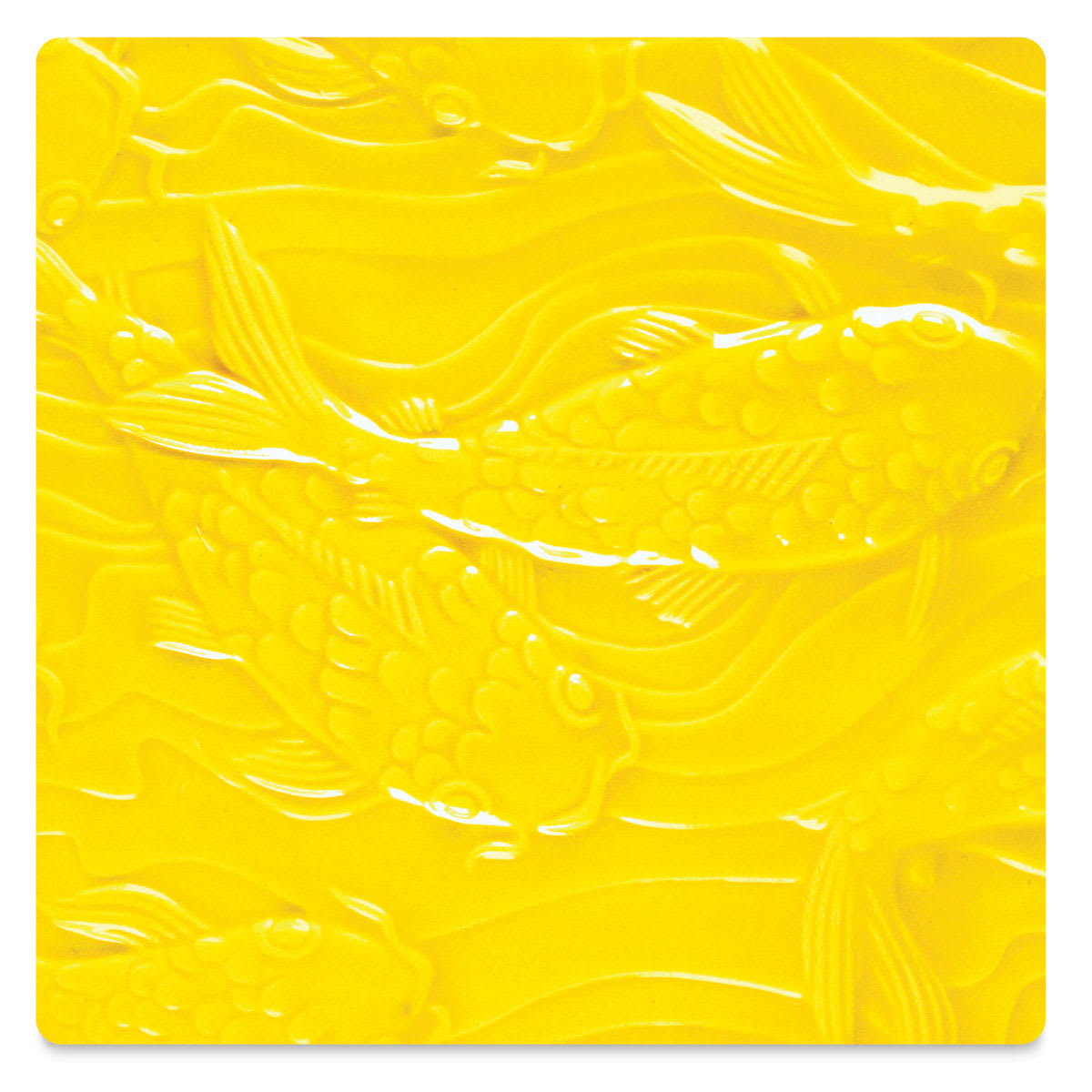 Amaco Liquid Gloss Glaze - Pint, Brilliant Yellow, Translucent Amaco Liquid Gloss Glaze - Pint, Brilliant Yellow, Translucent