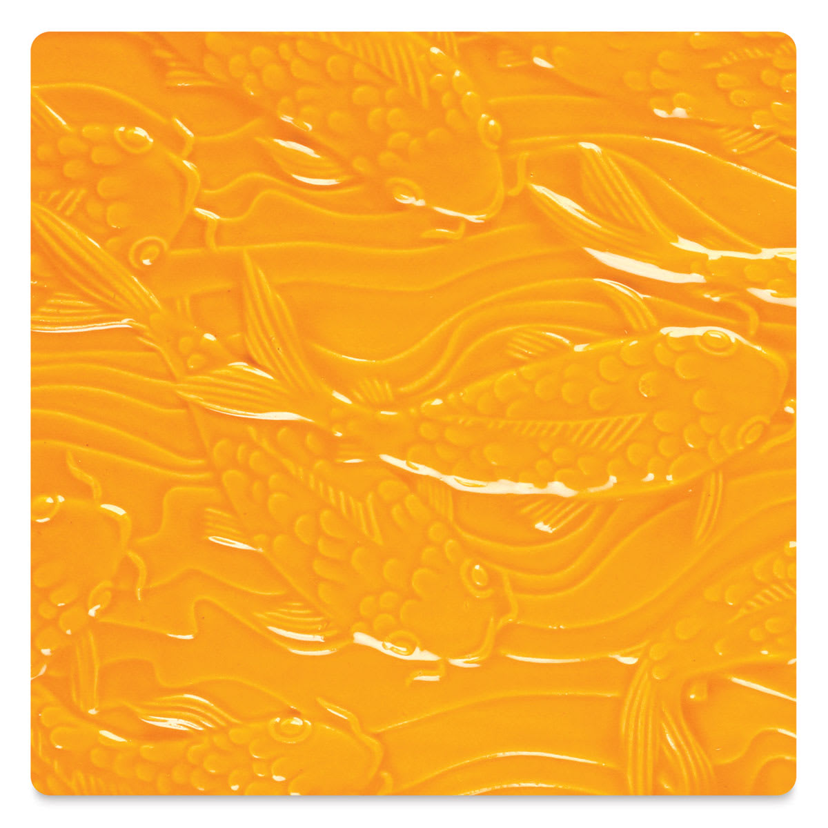Amaco Liquid Gloss Glaze - Pint, Vivid Orange, Translucent Amaco Liquid Gloss Glaze - Pint, Vivid Orange, Translucent