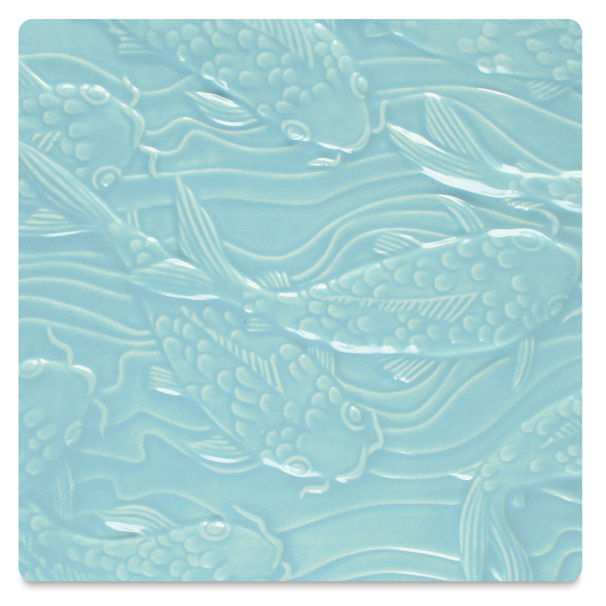 Amaco Liquid Gloss Glaze - Pint, Robin's Egg, Transparent