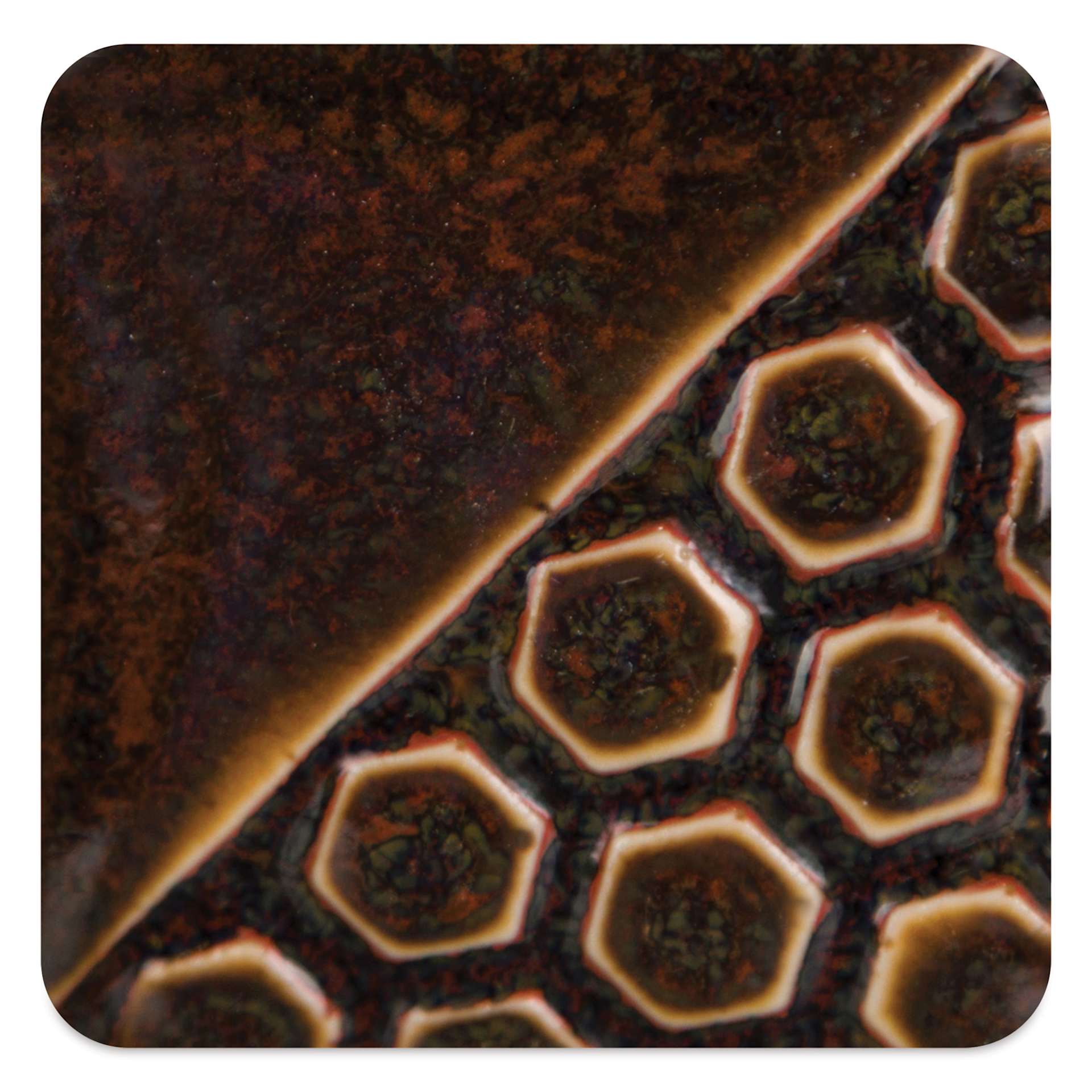 Mayco Elements Glaze - Rose Granite, fired at cone 10 reduction