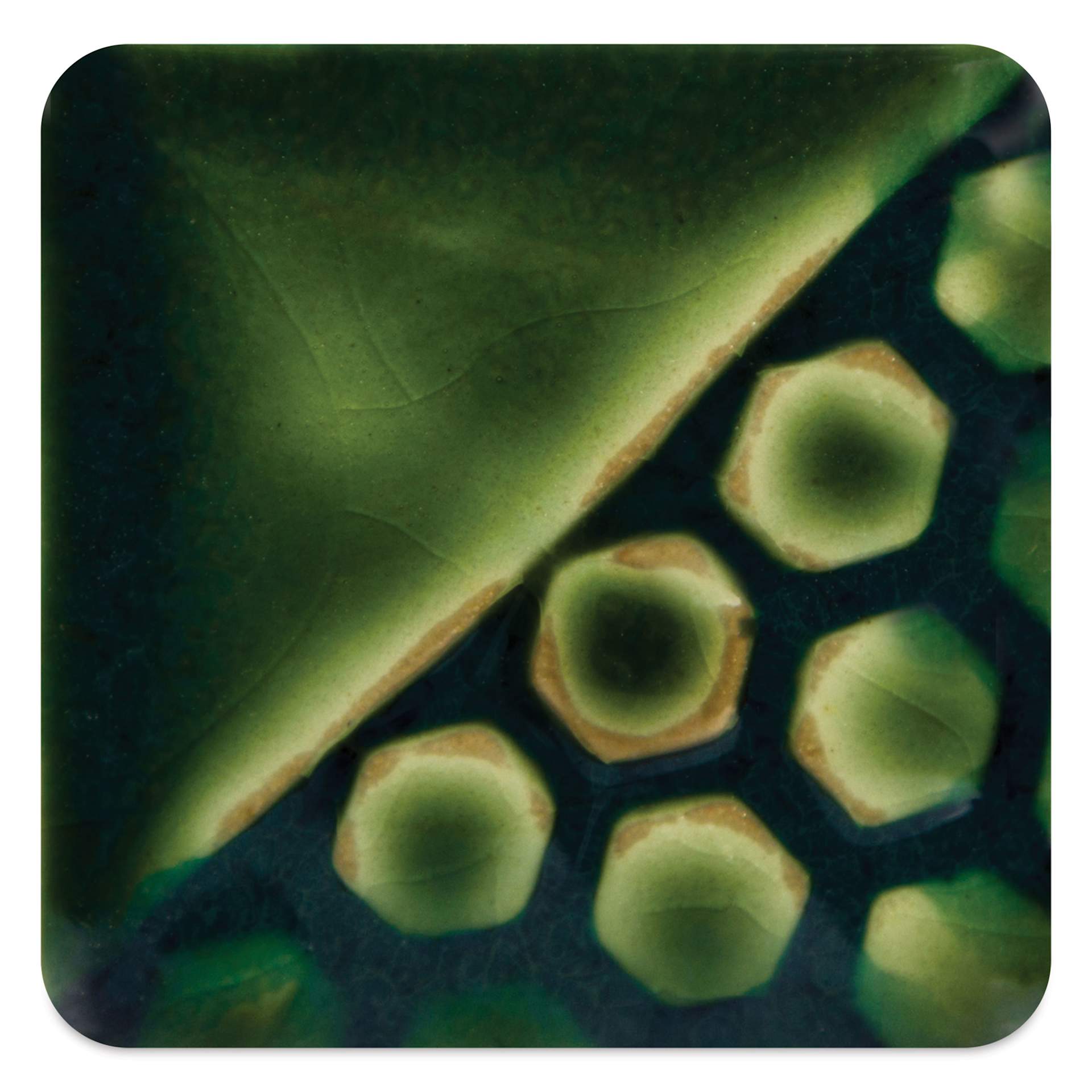 Mayco Elements Glaze - Bluegrass, fired at cone 6 oxidation