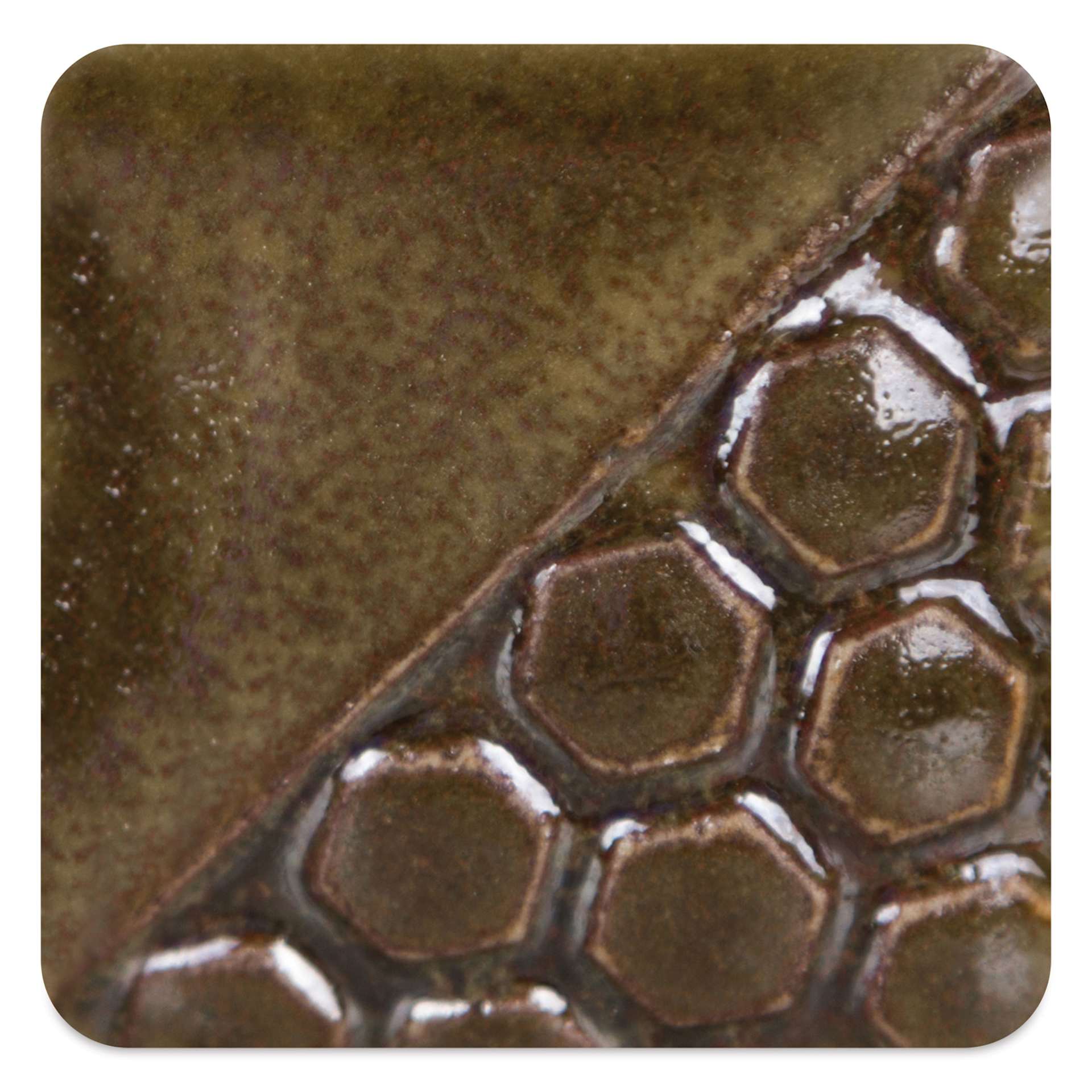 Mayco Elements Glaze - Foliage Green, fired at cone 10 reduction