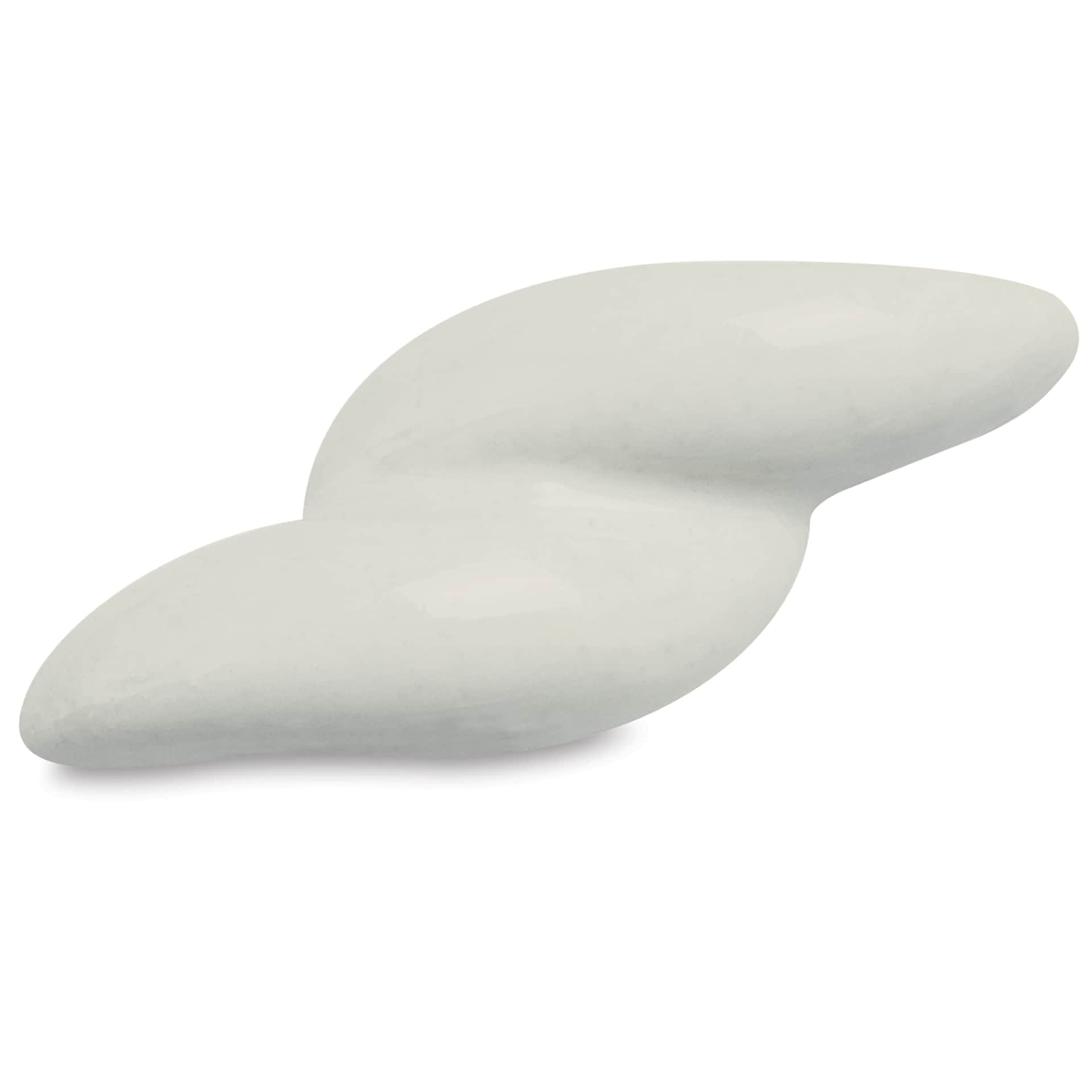 Speedball Earthenware Glaze - Bright White - finished example