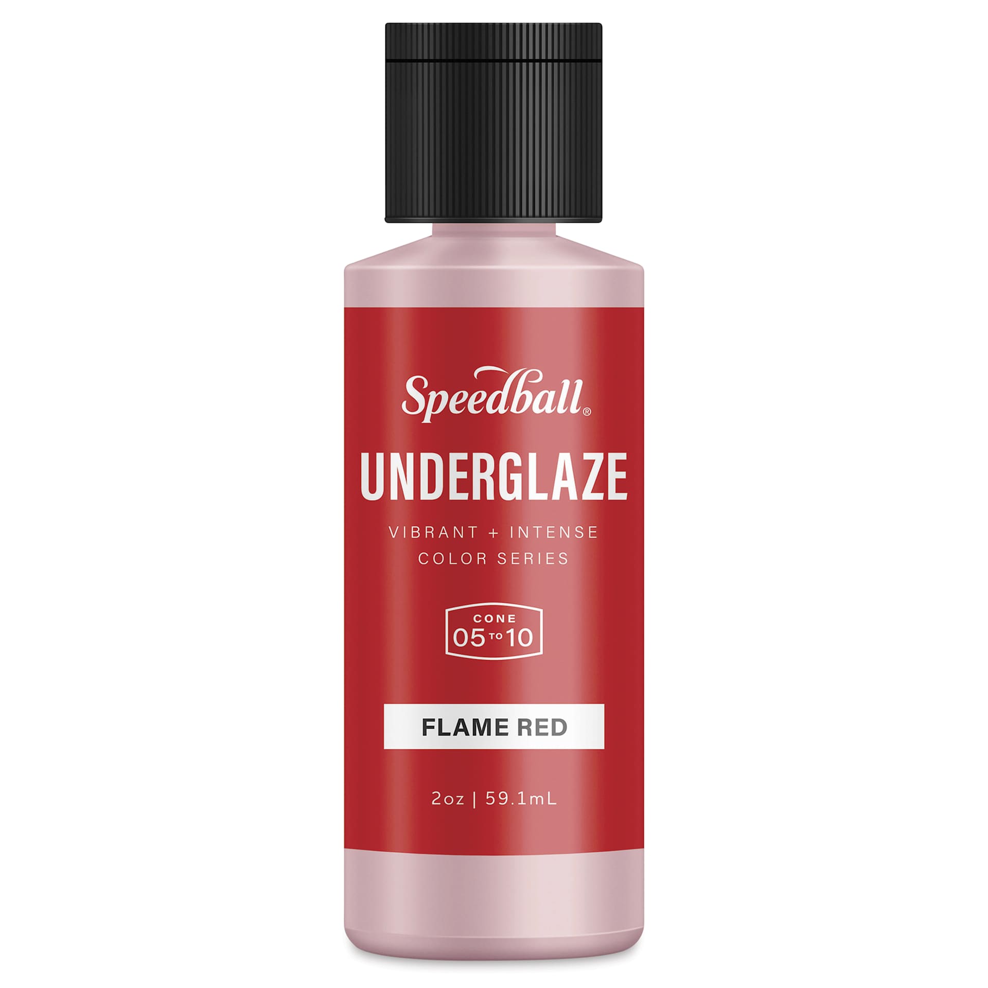 Speedball Ceramic Underglaze - Flame Red, Opaque, 2 oz