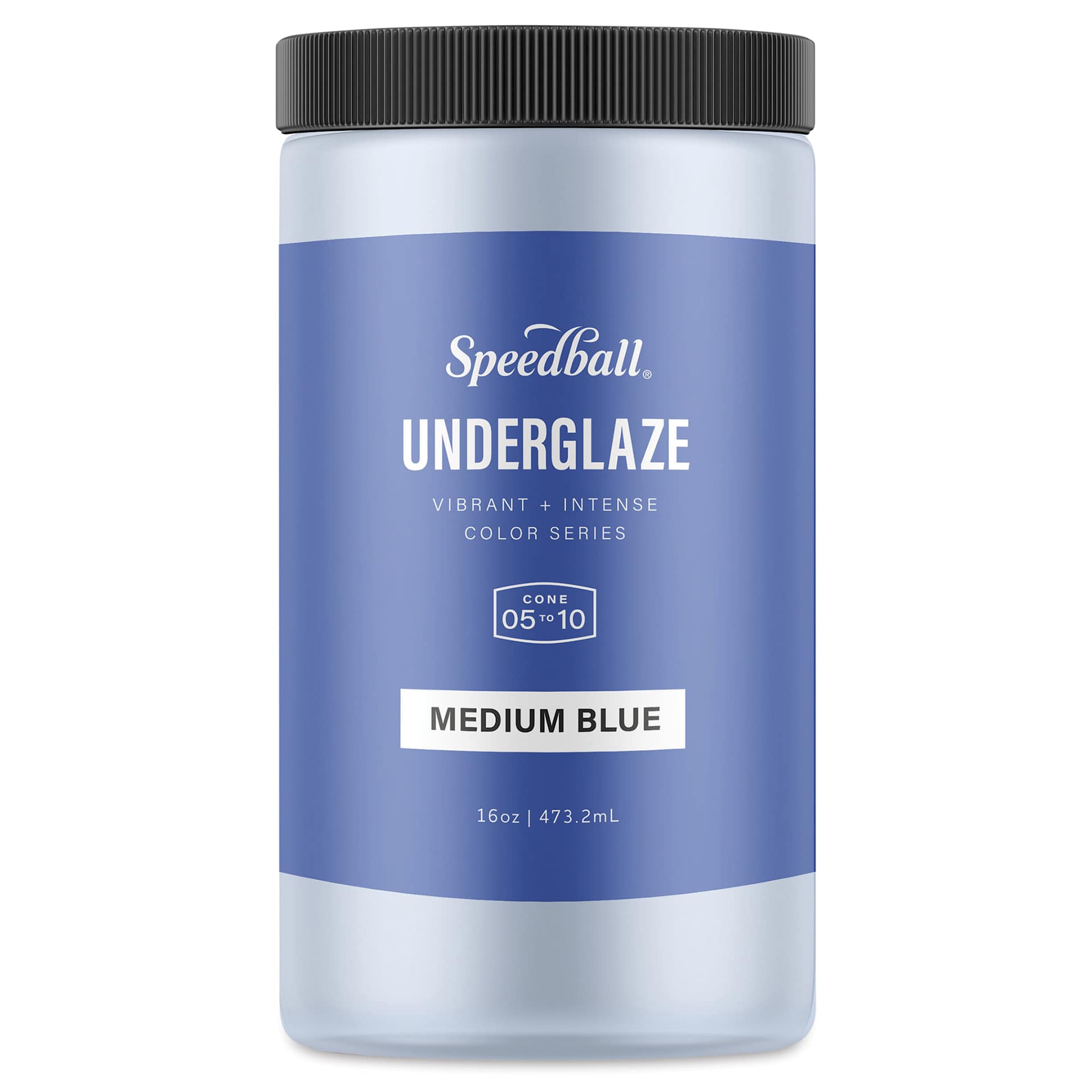 Speedball Ceramic Underglaze - Medium Blue, Opaque, 16 oz