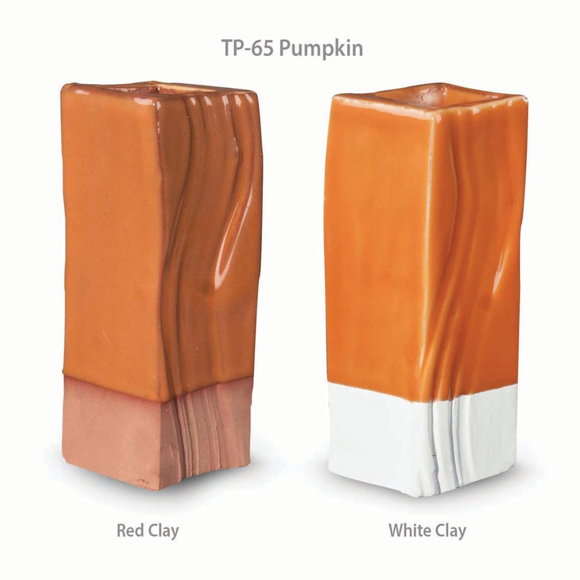 Amaco Teacher's Palette Glaze - Pint, Pumpkin clay comparison Amaco Teacher's Palette Glaze - Pint, Pumpkin clay comparison