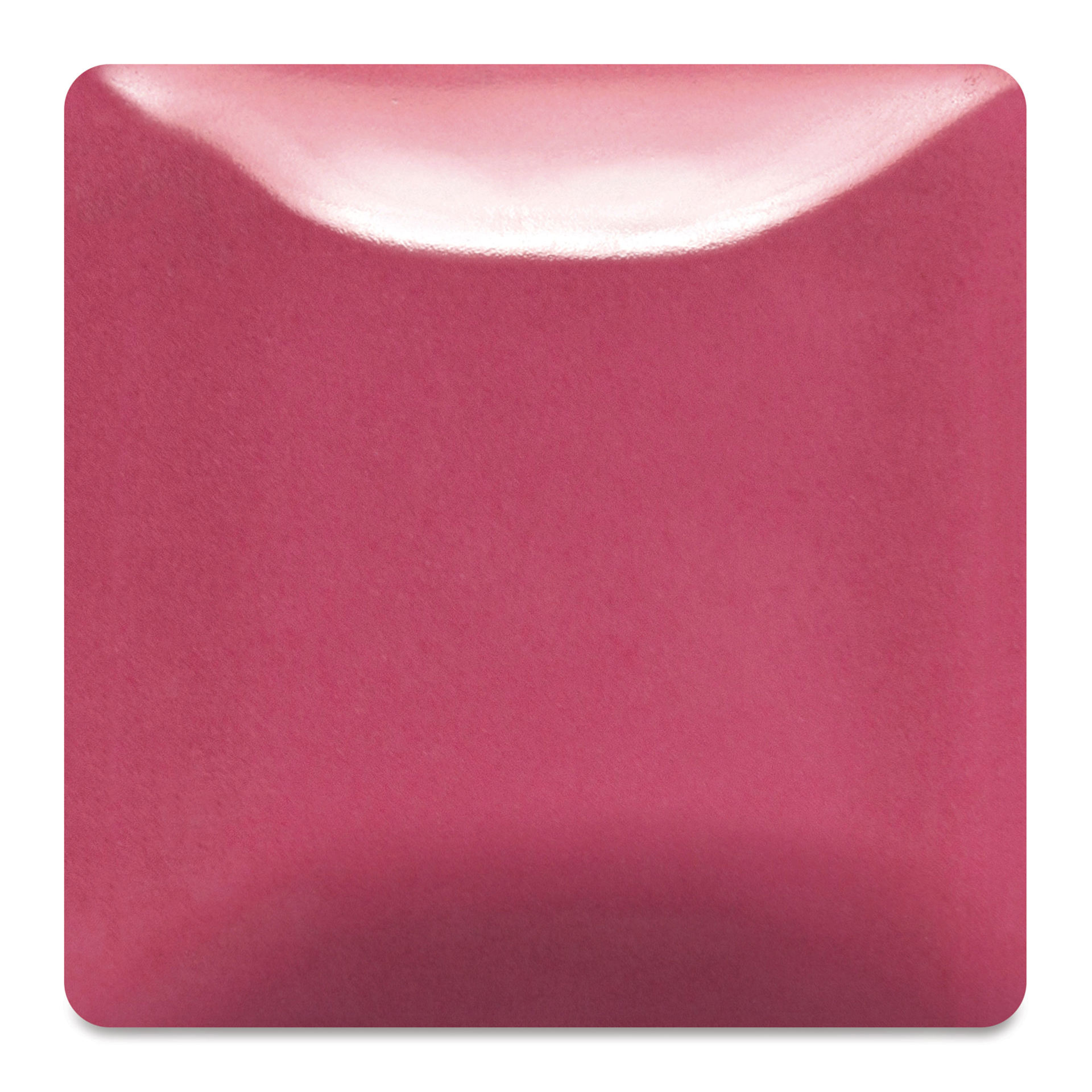 Blick Essentials Gloss Glaze - Raspberry Smoothie, fired at Cone 06 oxidation