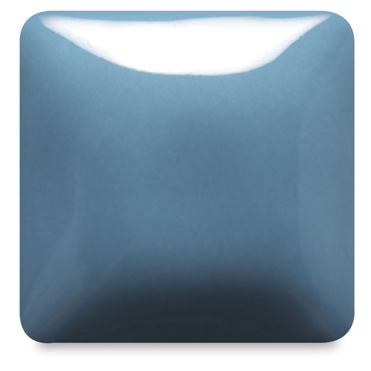 Blick Essentials Gloss Glaze - Pint, Delft Blue, fired at Cone 06 oxidation