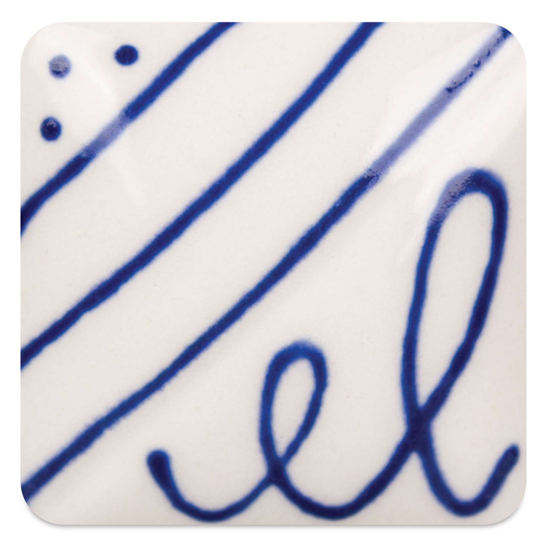 Mayco Designer Liners - Blue fired to cone 6 oxidation