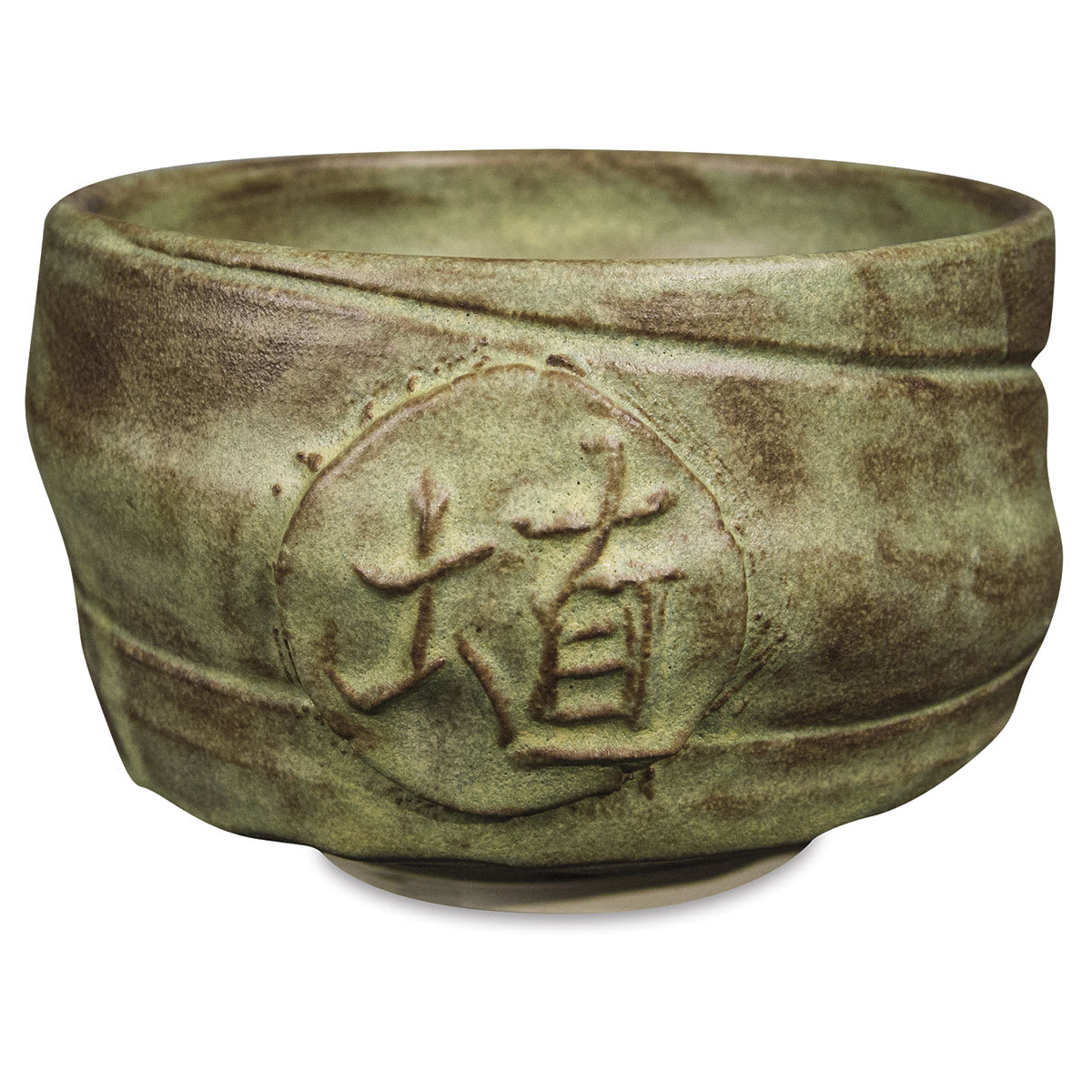 Finished ceramic bowl using Matcha Matte glaze