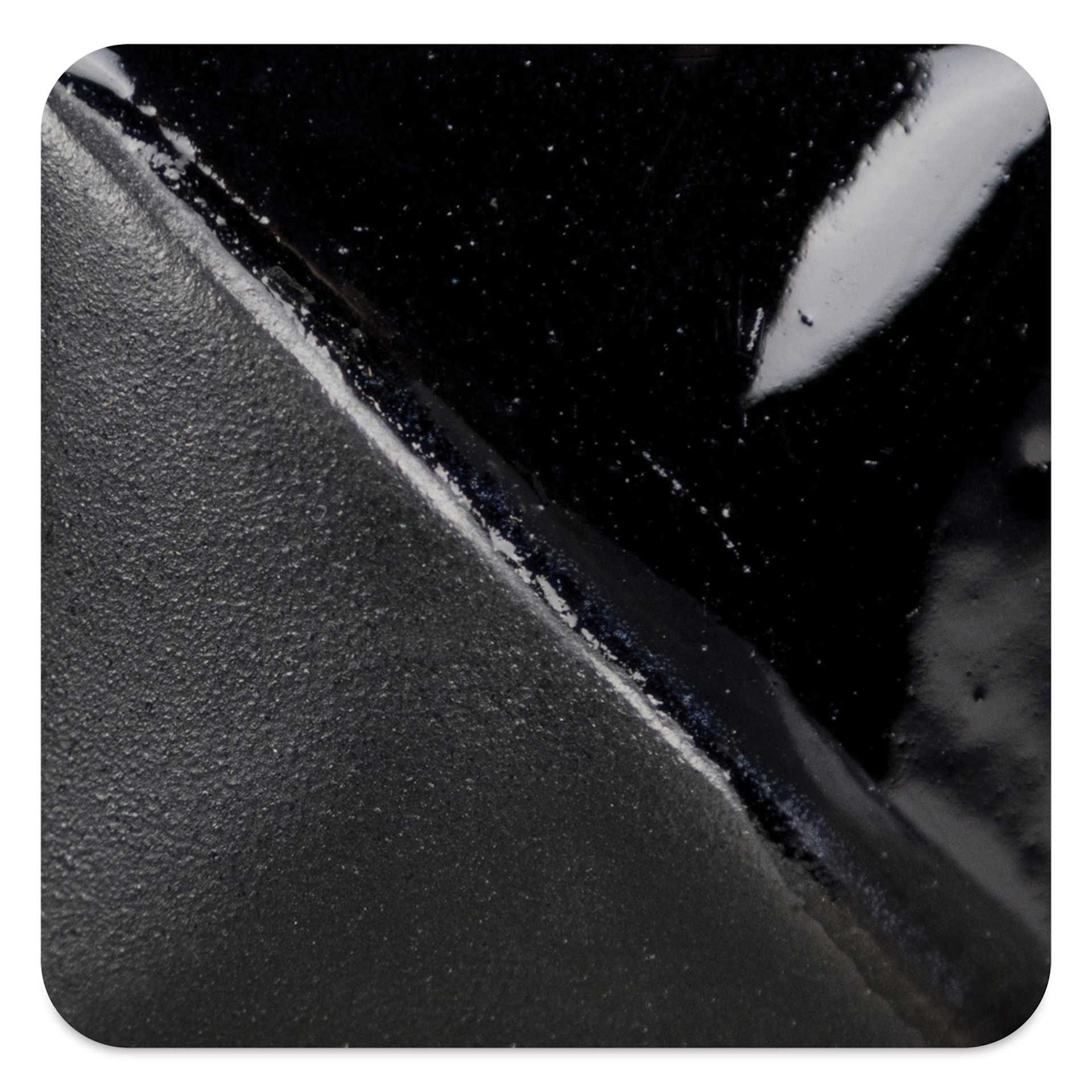 Mayco Fundamentals Underglaze - Jet Black - fired to cone 6 oxidation