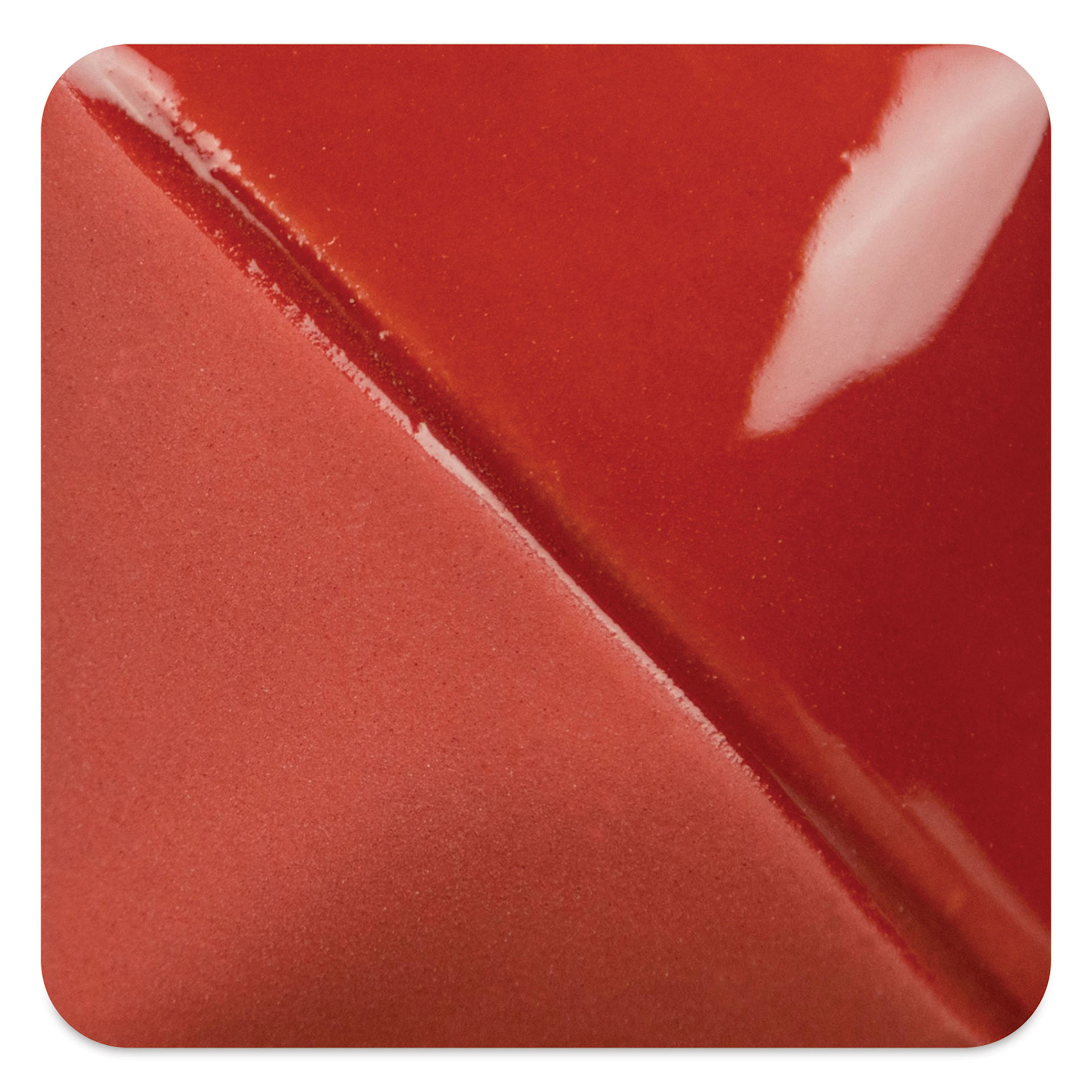 Mayco Fundamentals Underglaze - Flame Red  - fired to cone 6 oxidation