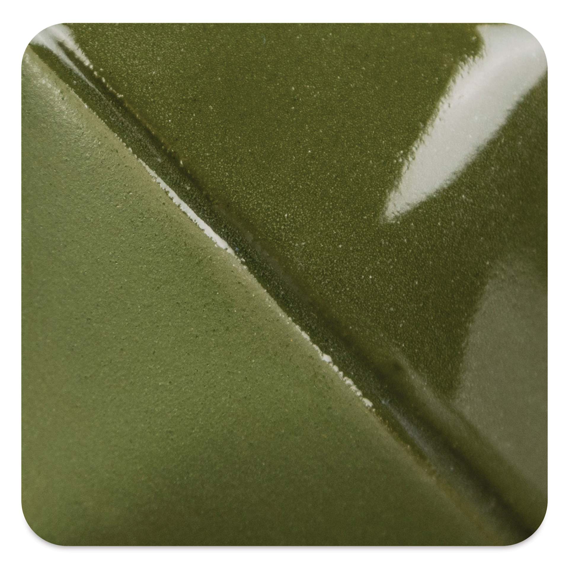 Mayco Fundamentals Underglaze - Leaf Green - fired at cone 6 oxidation