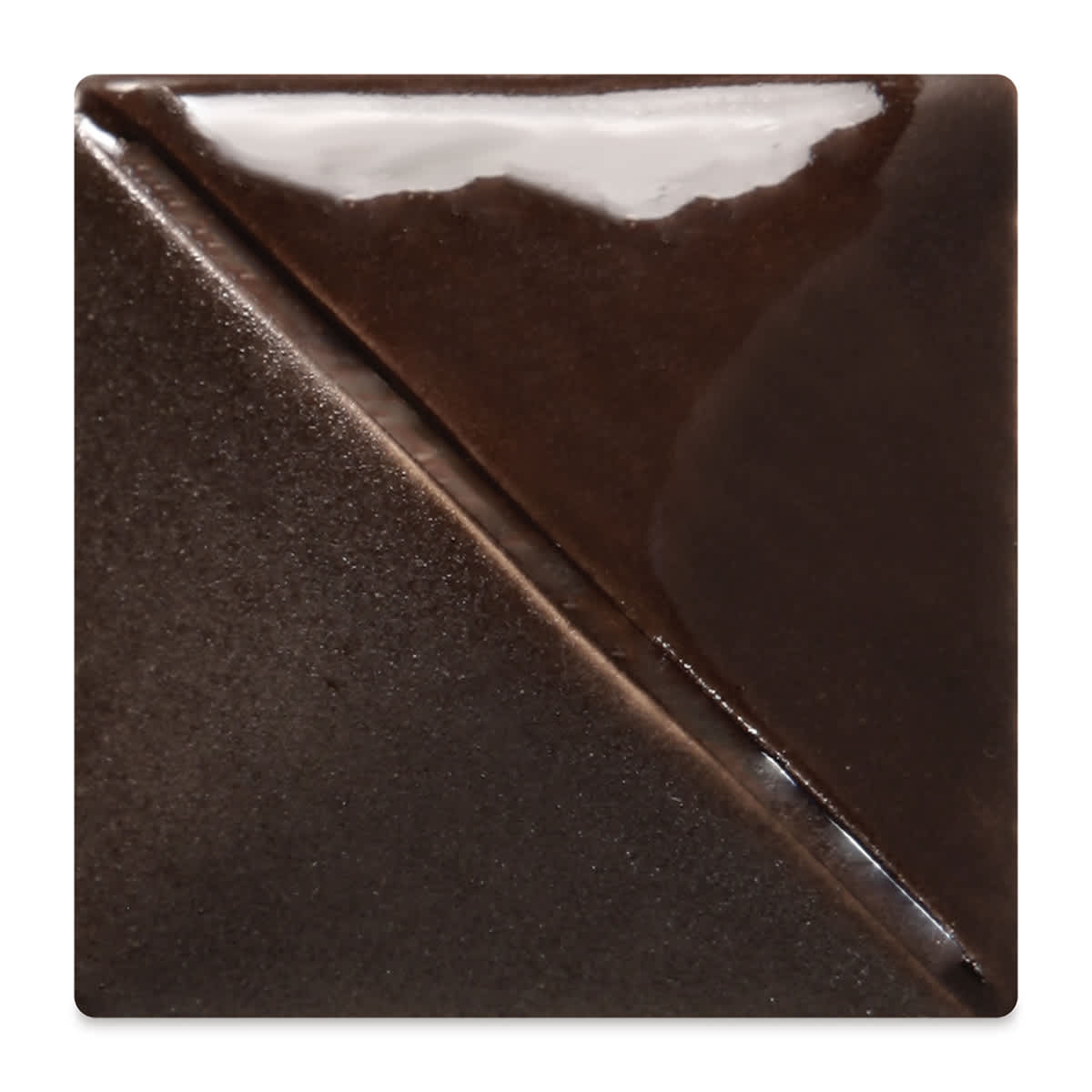 Mayco Fundamentals Underglaze - Chestnut Brown - fired to cone 06 oxidation