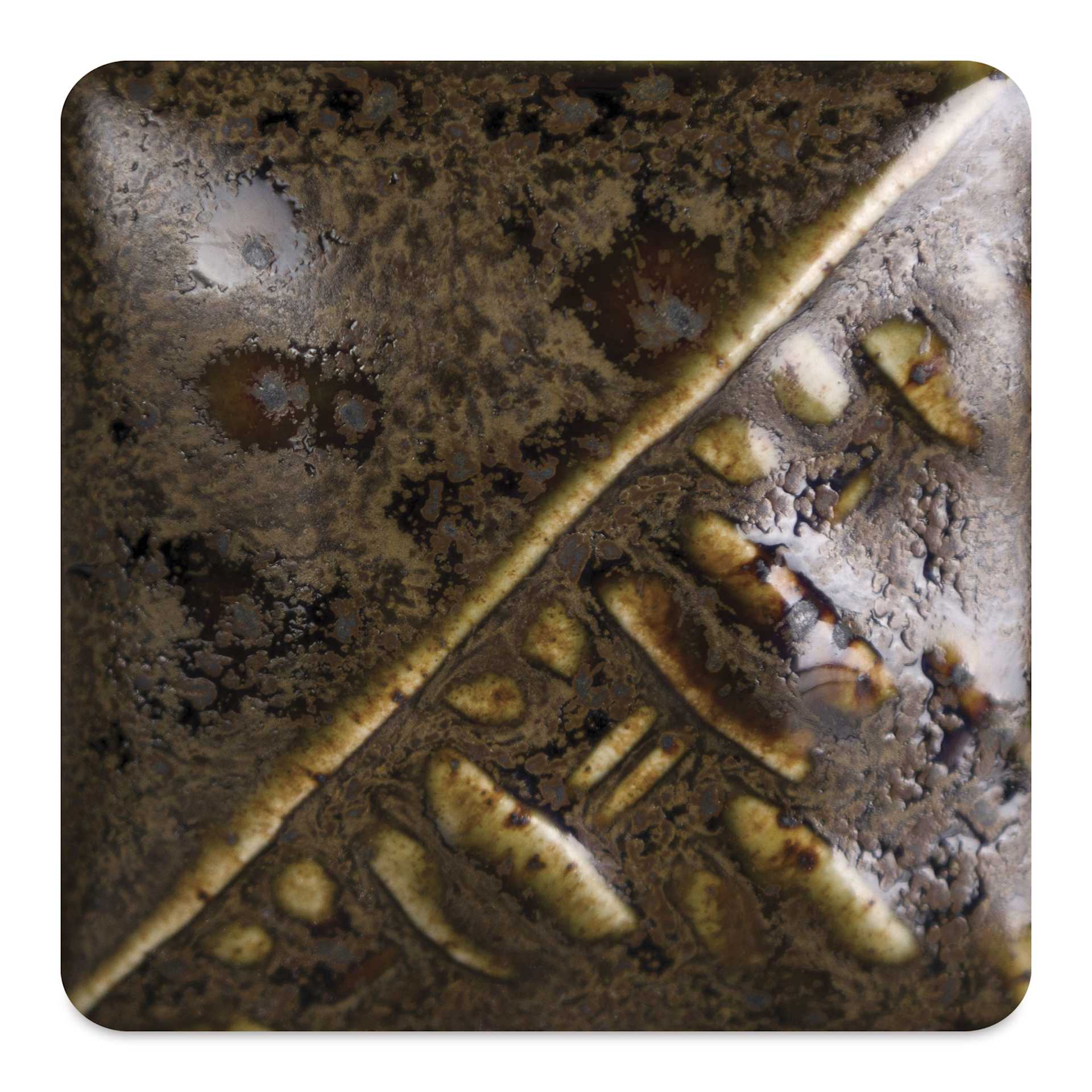 Mayco Stoneware Classic Glaze - Black Timber, fired at cone 6 oxidation