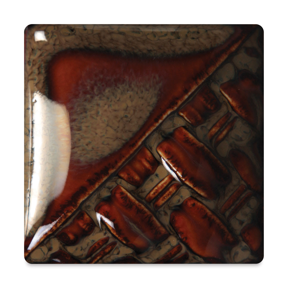 Mayco Stoneware Classic Glaze - Tiger's Eye, fired at cone 6 oxidation