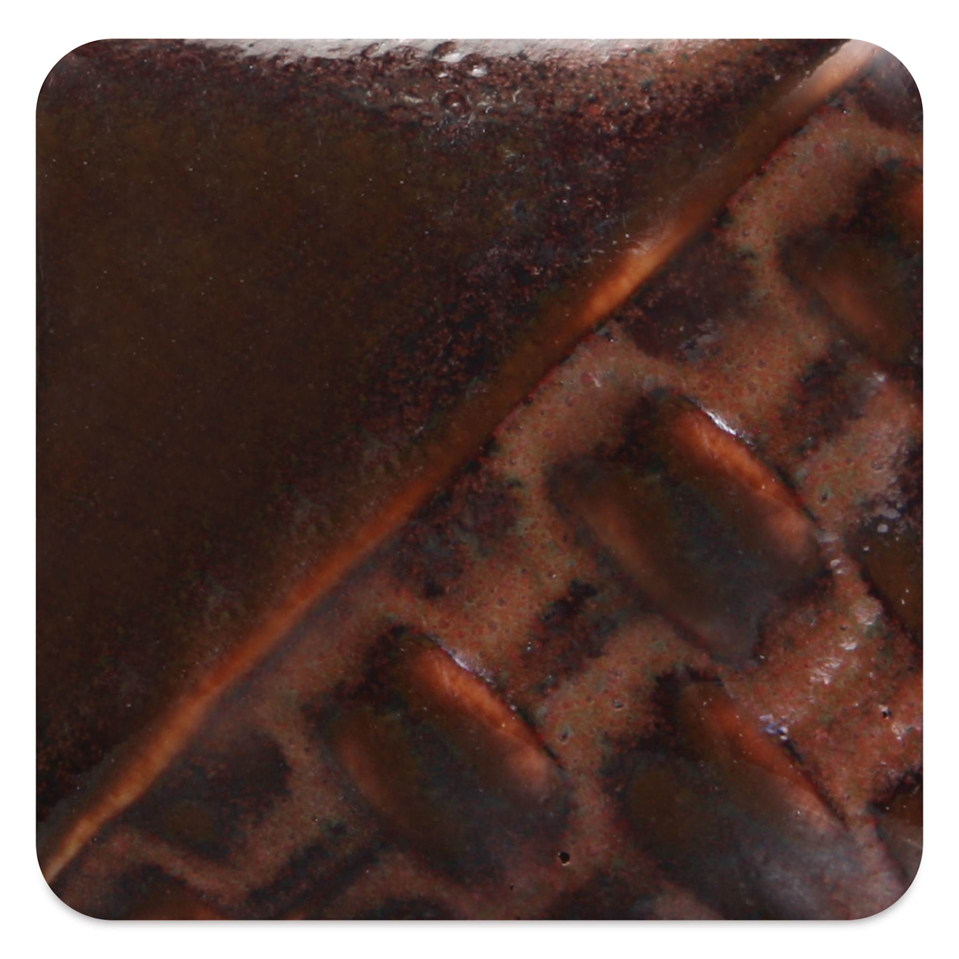 Mayco Stoneware Classic Glaze - Speckled Plum, fired at cone 10 reduction