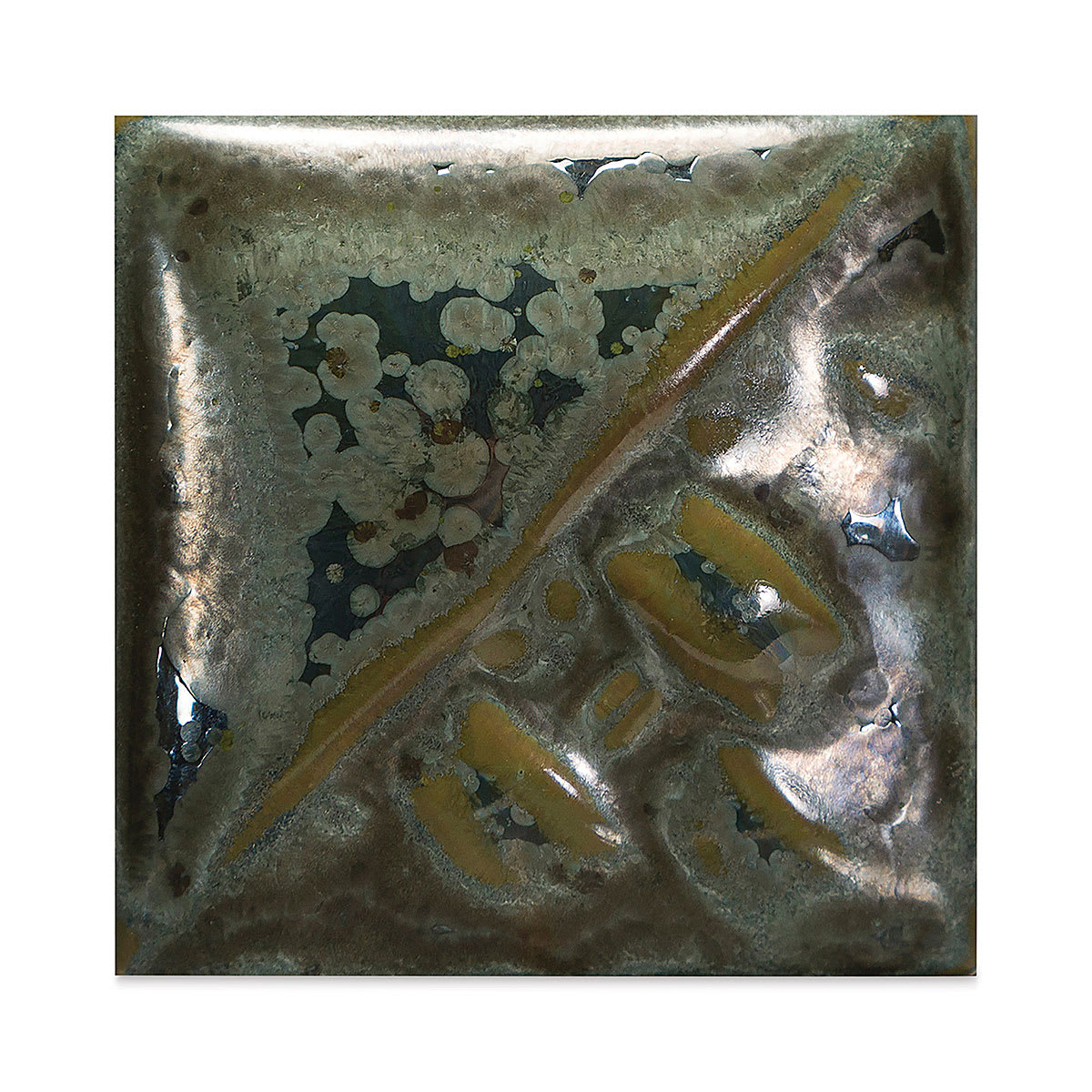 Mayco Stoneware Classic Glaze - Speckled Toad, fired at cone 6 oxidation