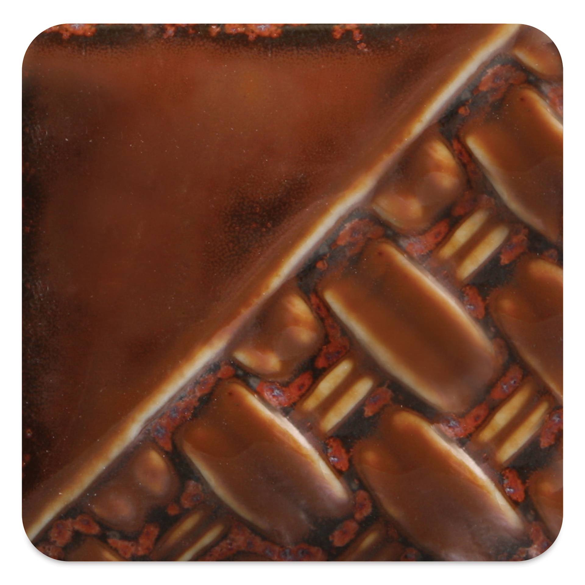 Mayco Stoneware Classic Glaze - Copper Float, fired at cone 10 reduction