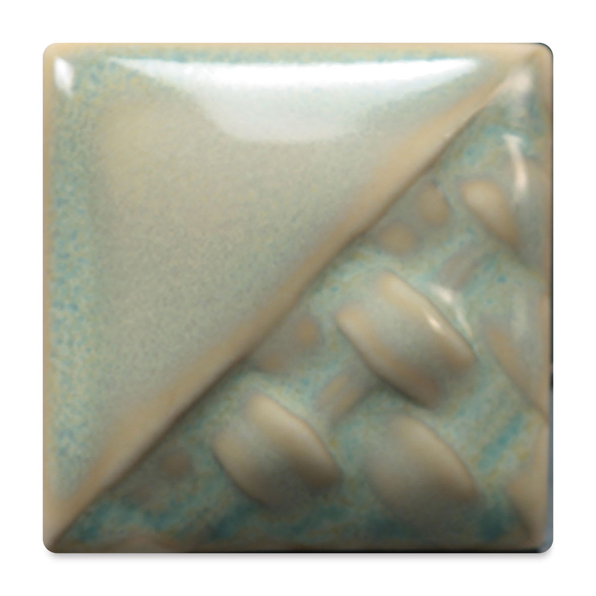 Mayco Stoneware Classic Glaze - Sand and Sea, fired at cone 6 oxidation
