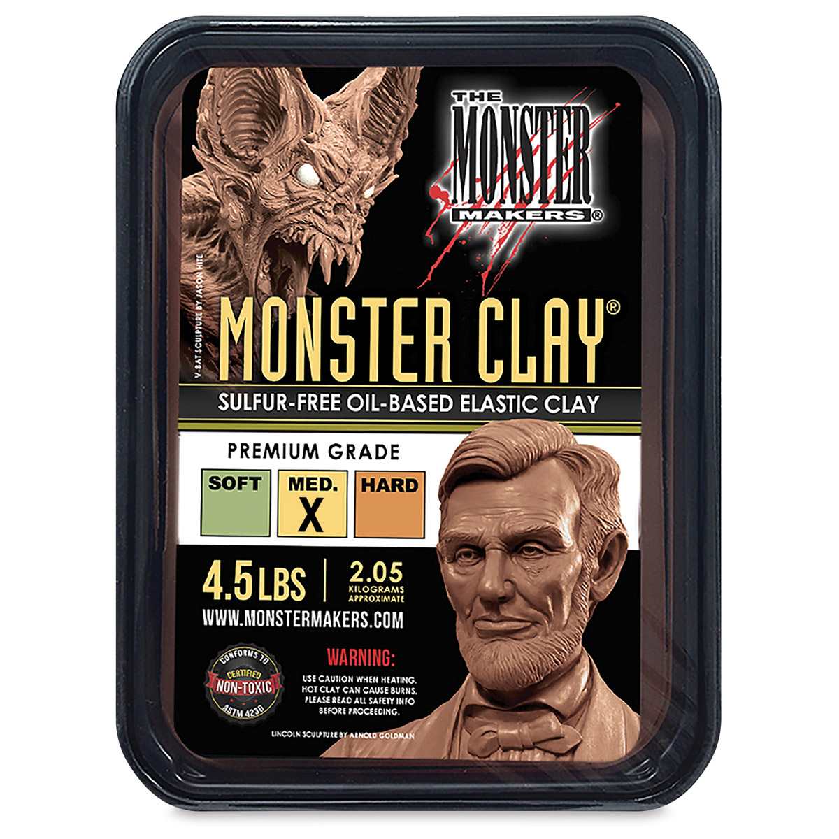 
Monster Clay - Front of Medium Grade Package shown