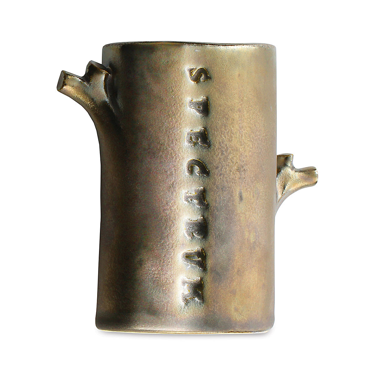 Spectrum Low Fire Metallic Glazes - Finished art in Brushed Bronze Matte finish
